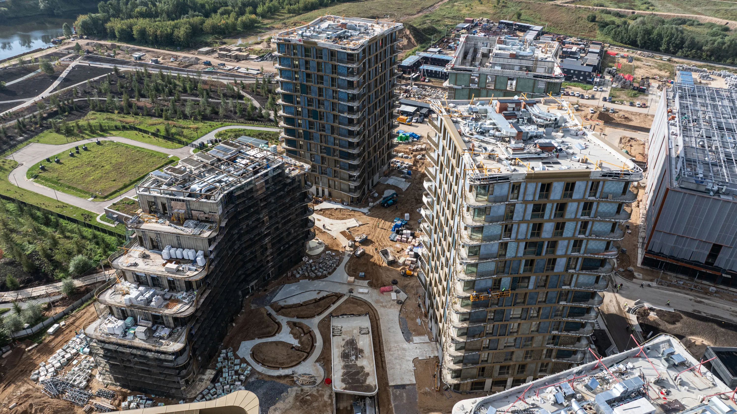 СберСити - квартал В21 ход строительства