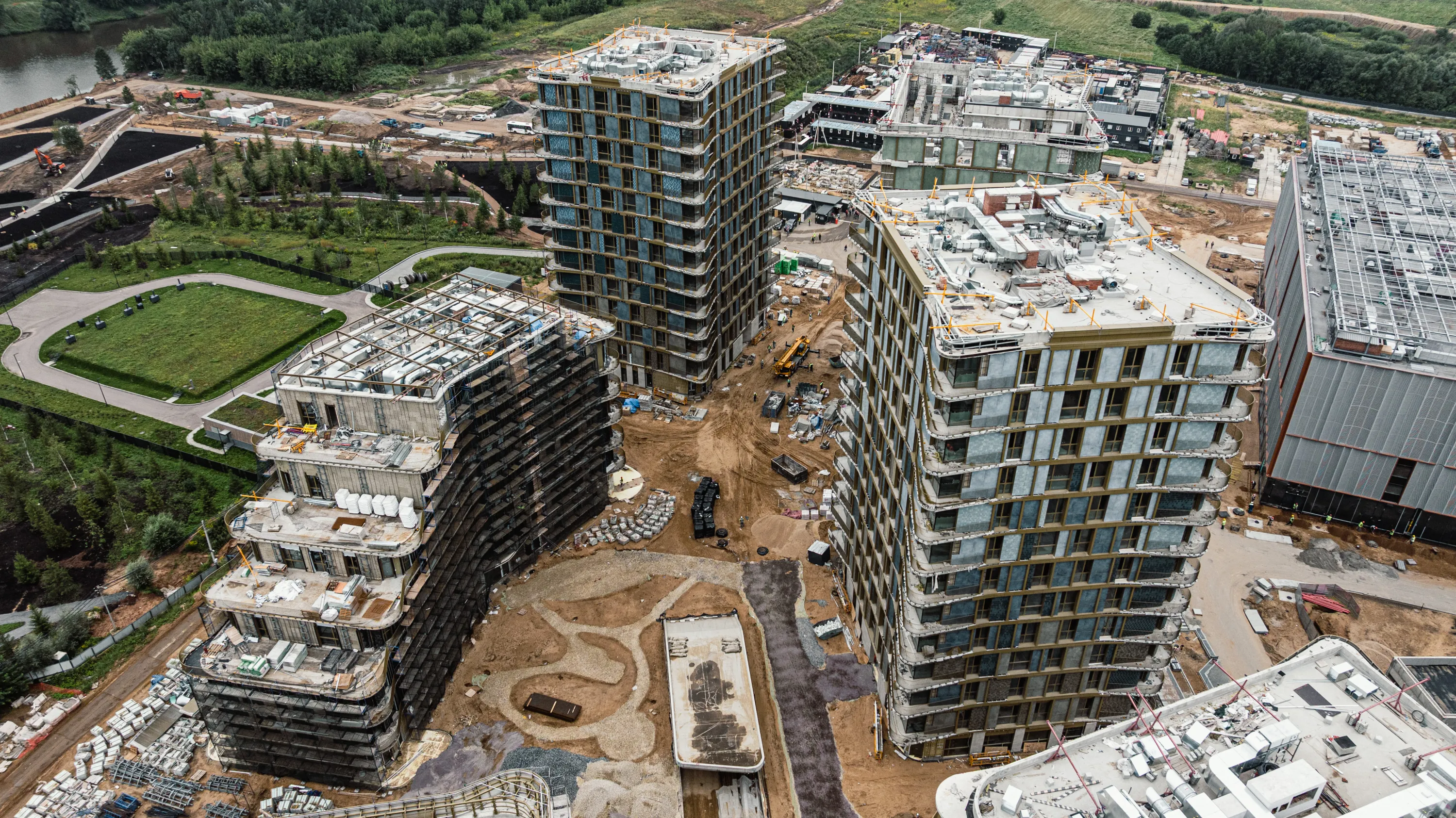 СберСити - квартал В21 ход строительства