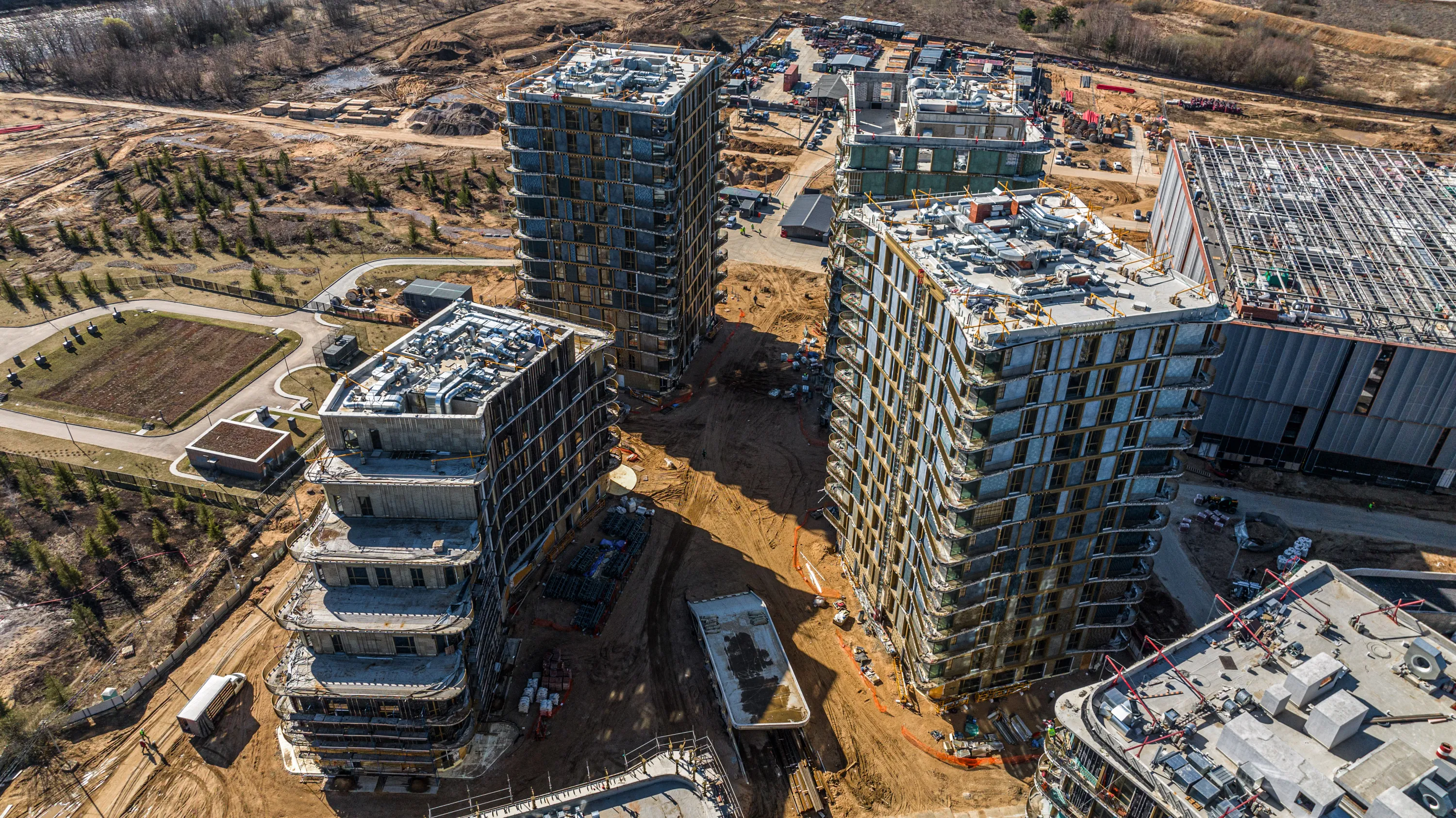 СберСити - квартал В21 ход строительства