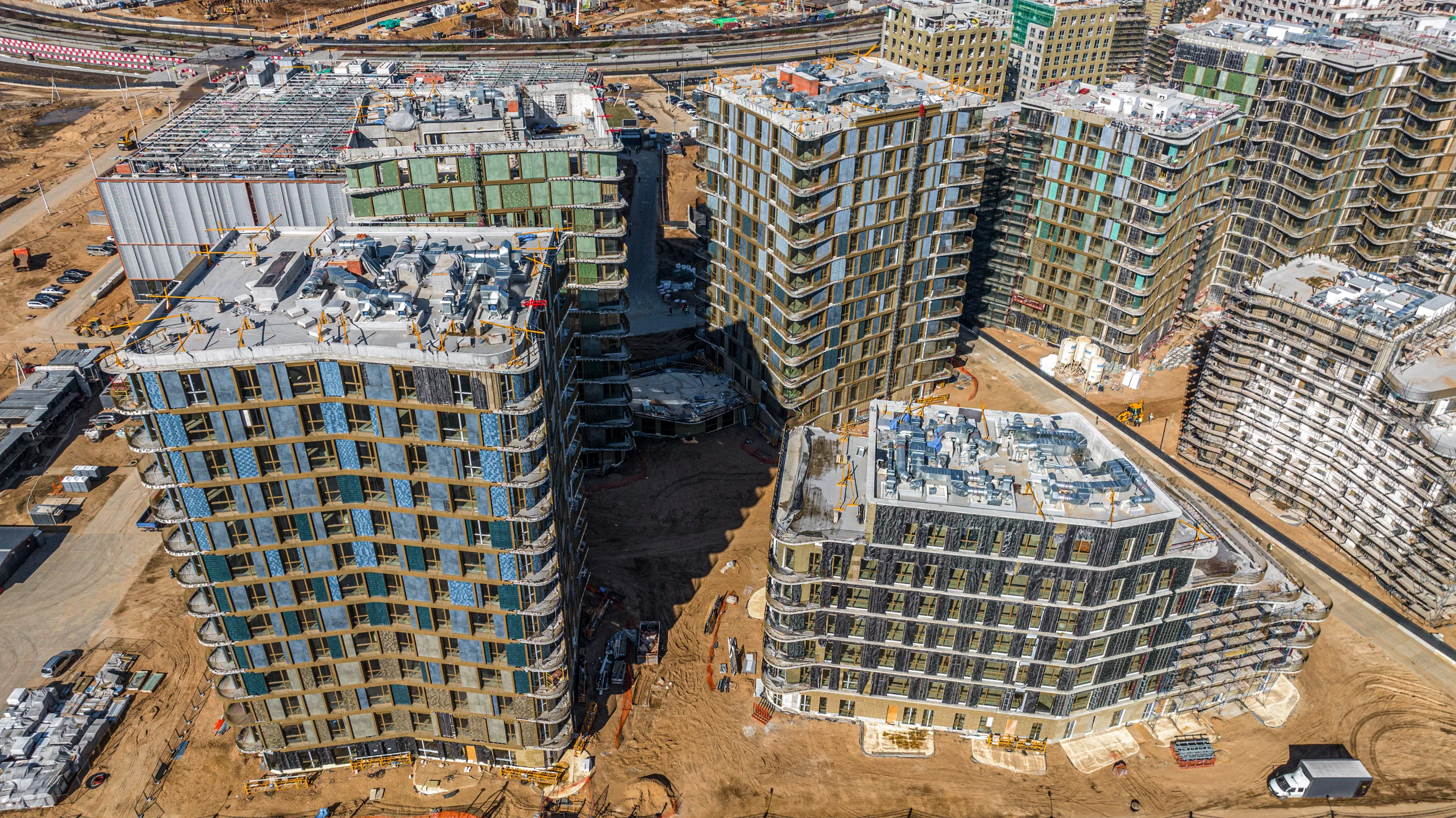 СберСити - квартал В21 ход строительства