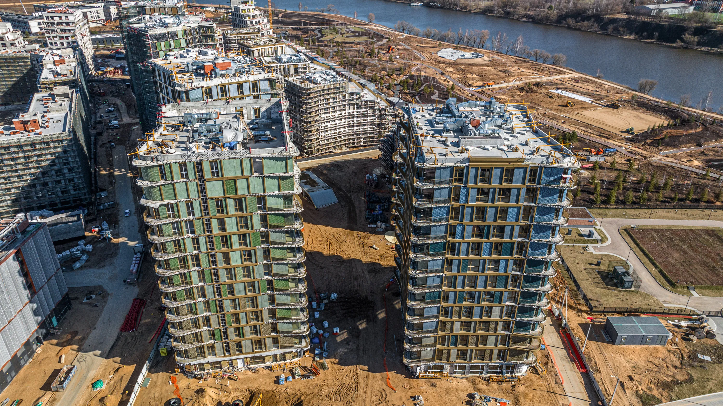 СберСити - квартал В21 ход строительства