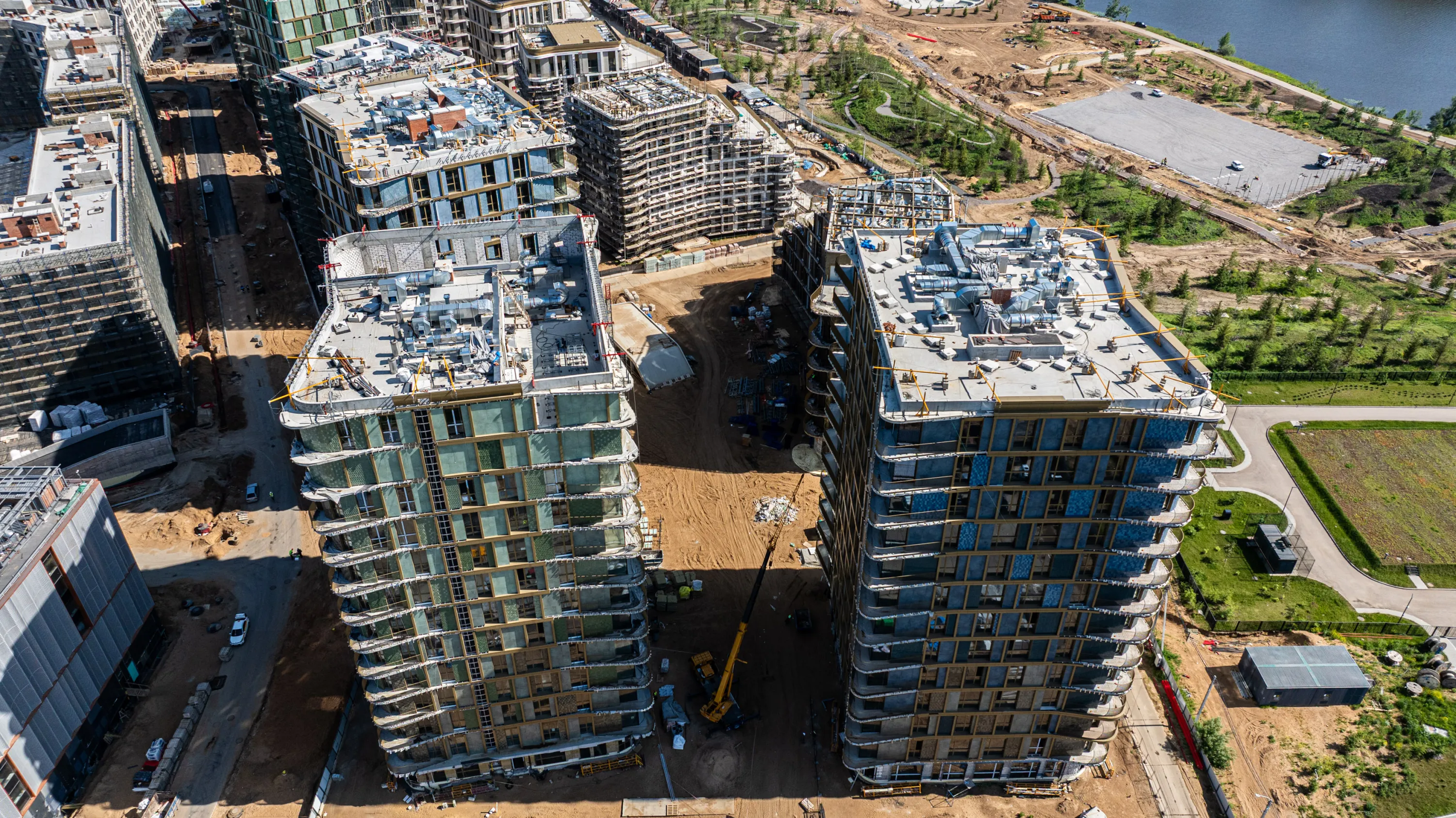 СберСити - квартал В21 ход строительства