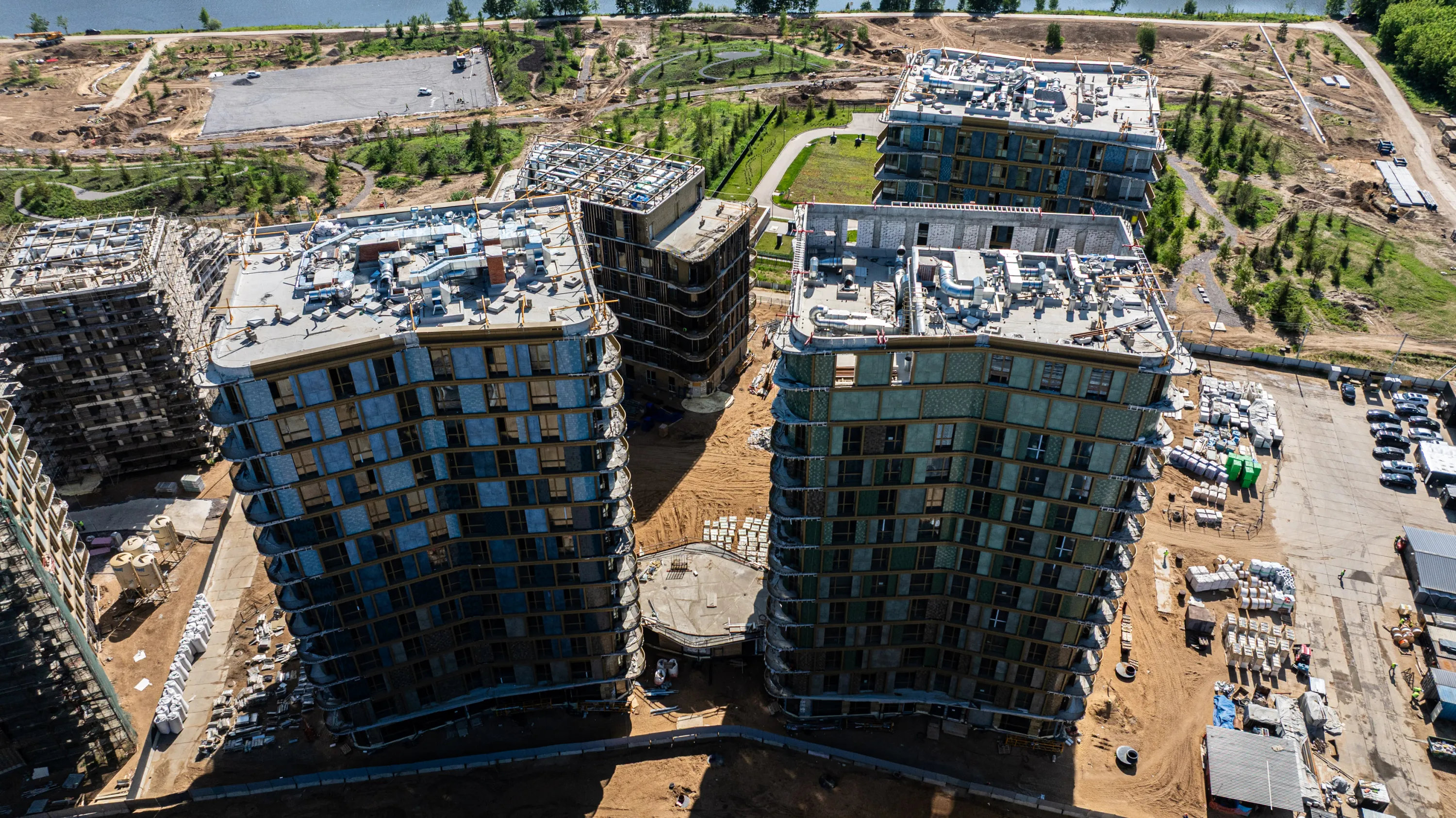 СберСити - квартал В21 ход строительства