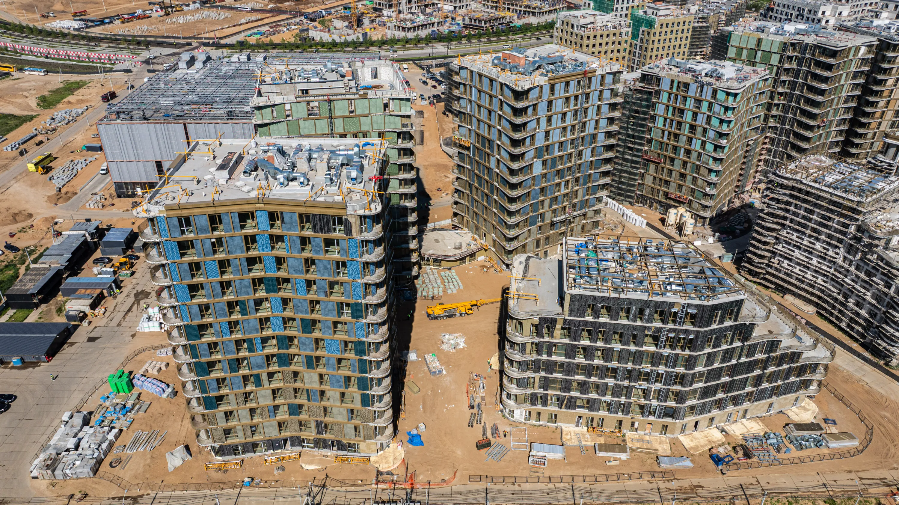 СберСити - квартал В21 ход строительства