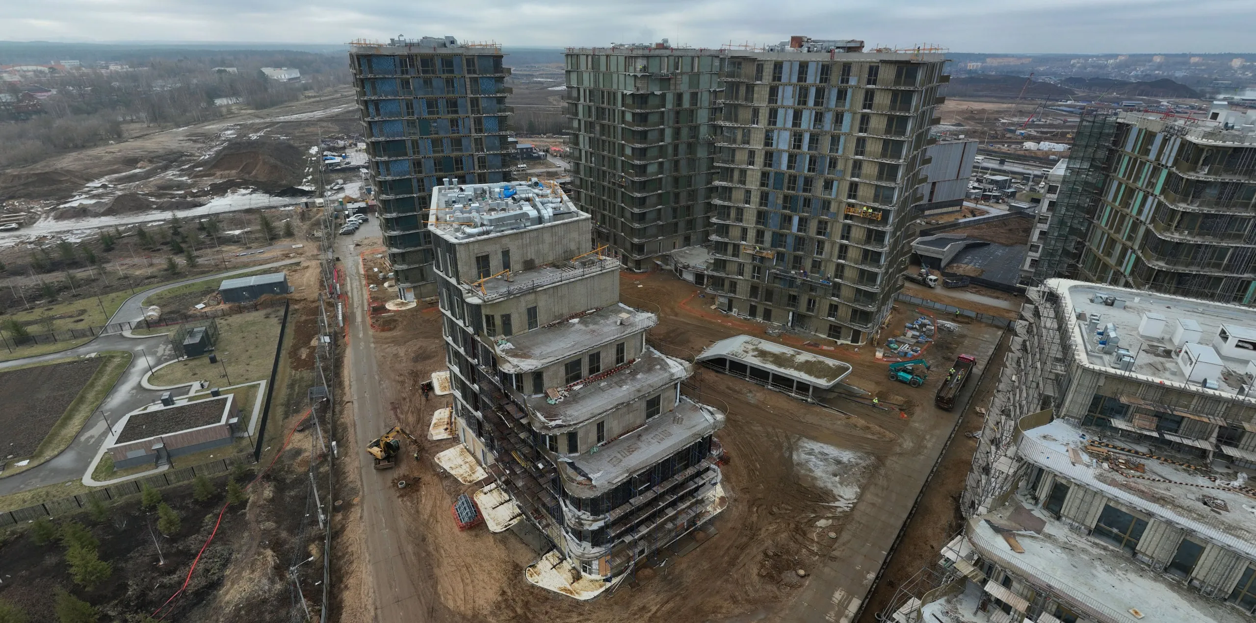 СберСити - квартал В21 ход строительства