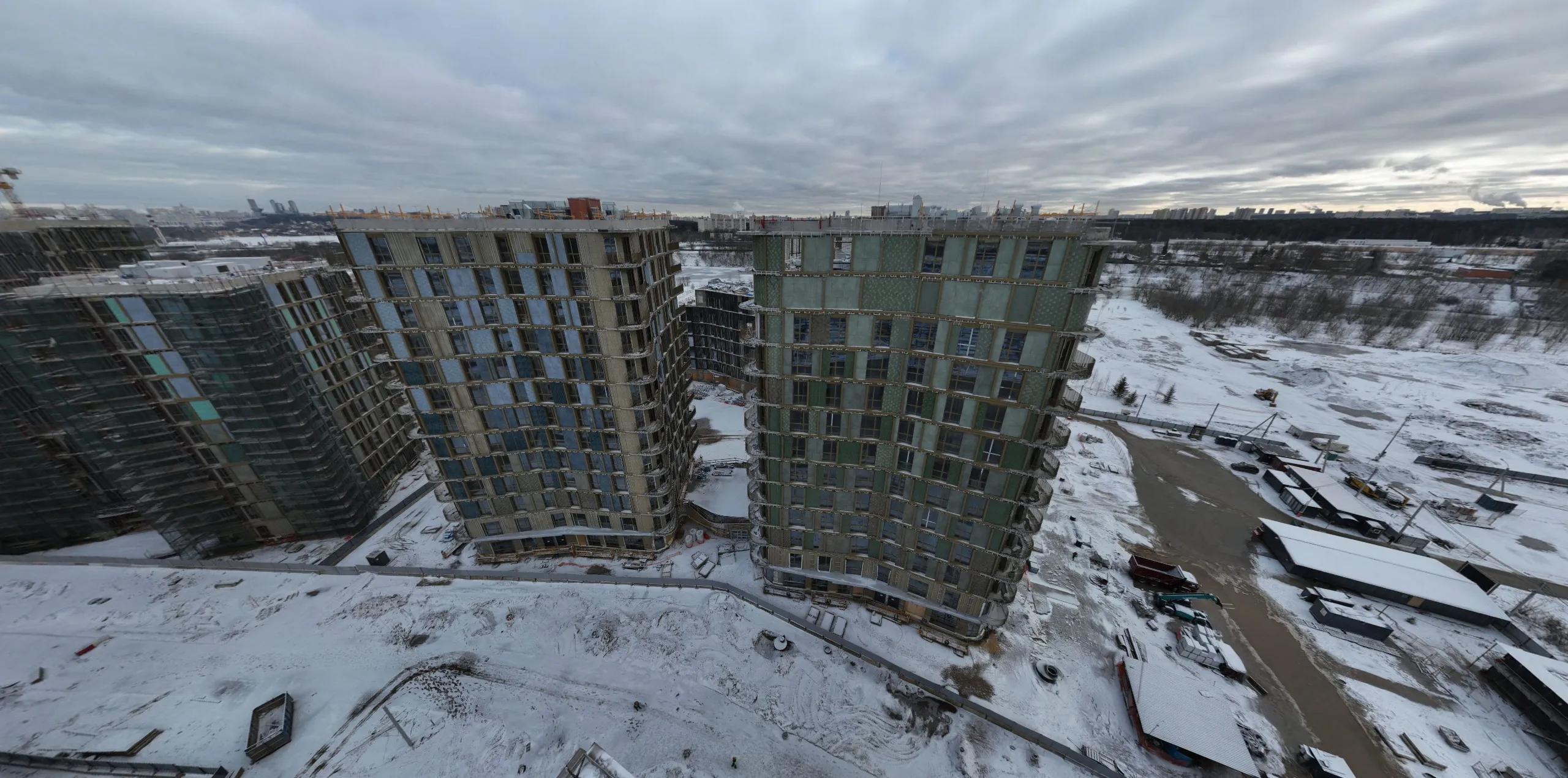 СберСити - квартал В21 ход строительства