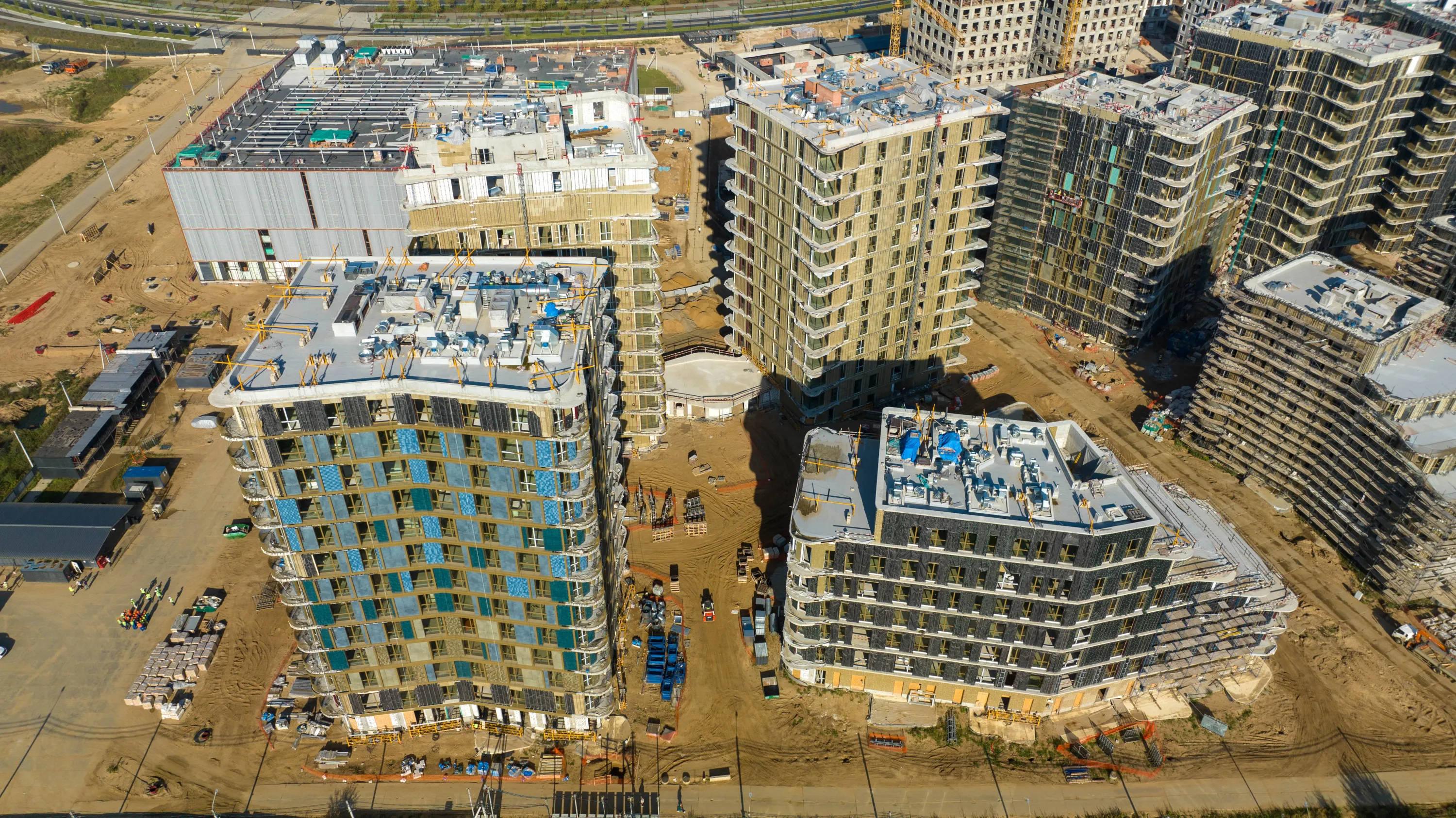 СберСити - квартал В21 ход строительства