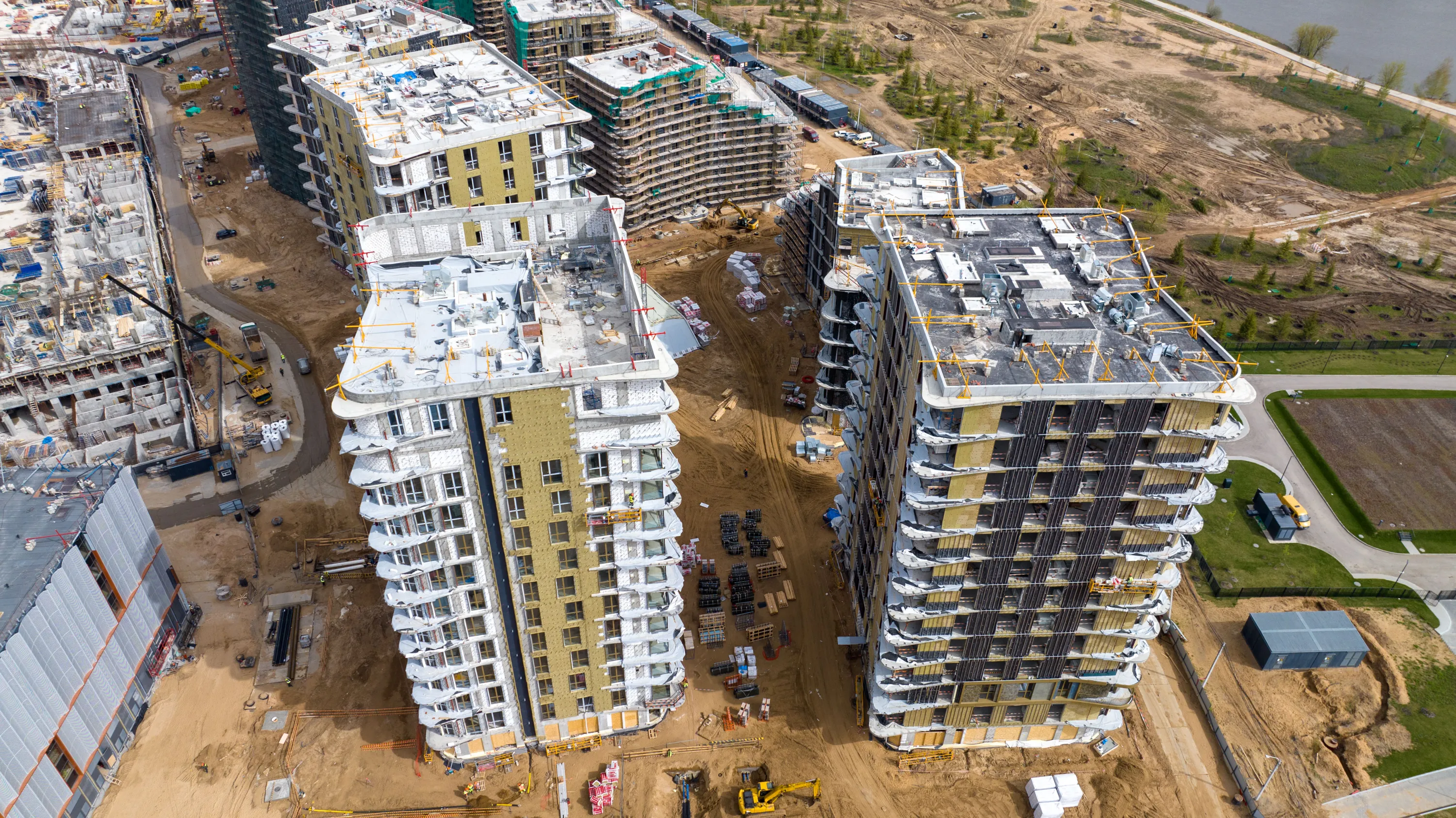 СберСити - квартал В21 ход строительства