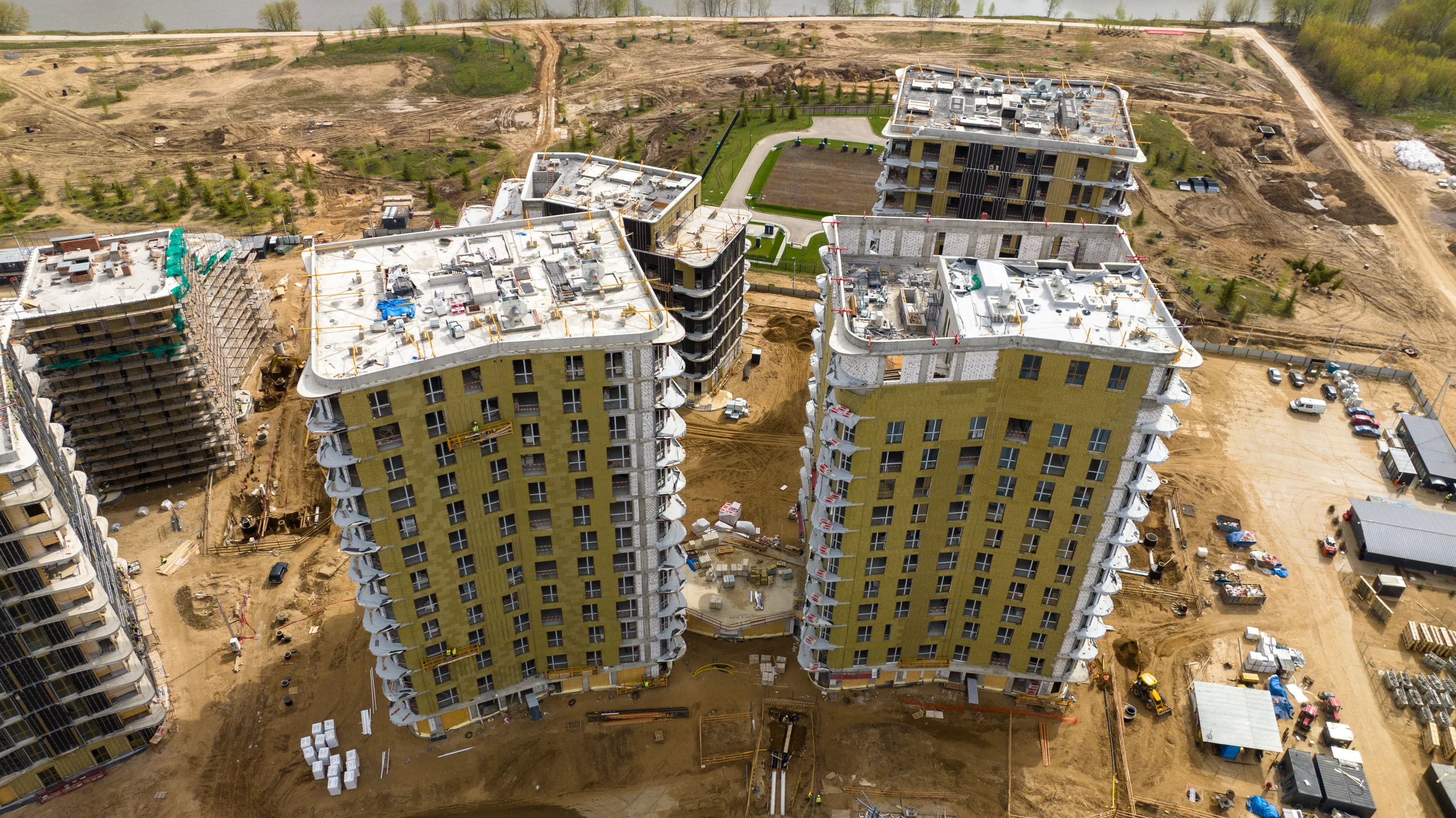 СберСити - квартал В21 ход строительства