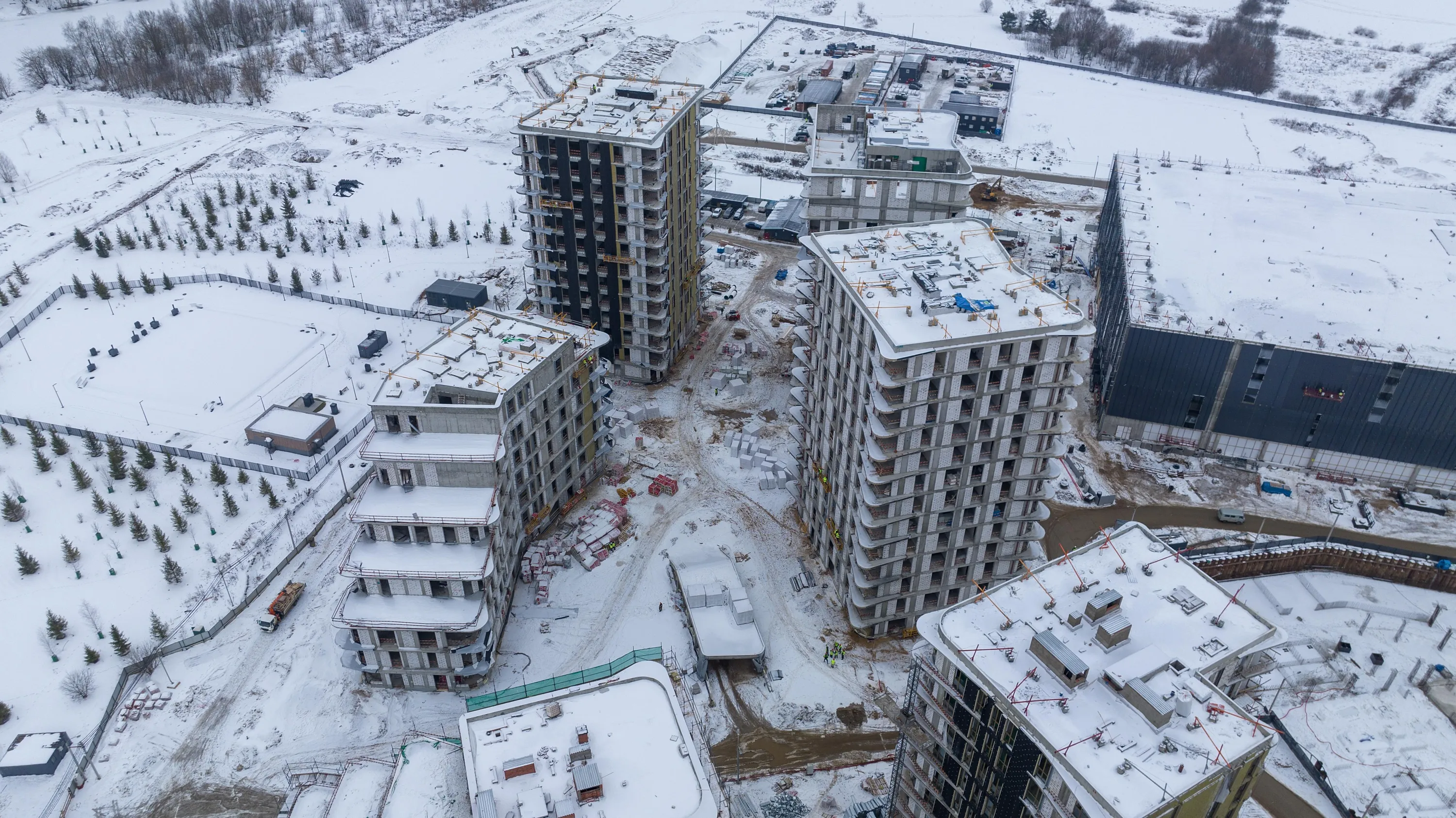 СберСити - квартал В21 ход строительства