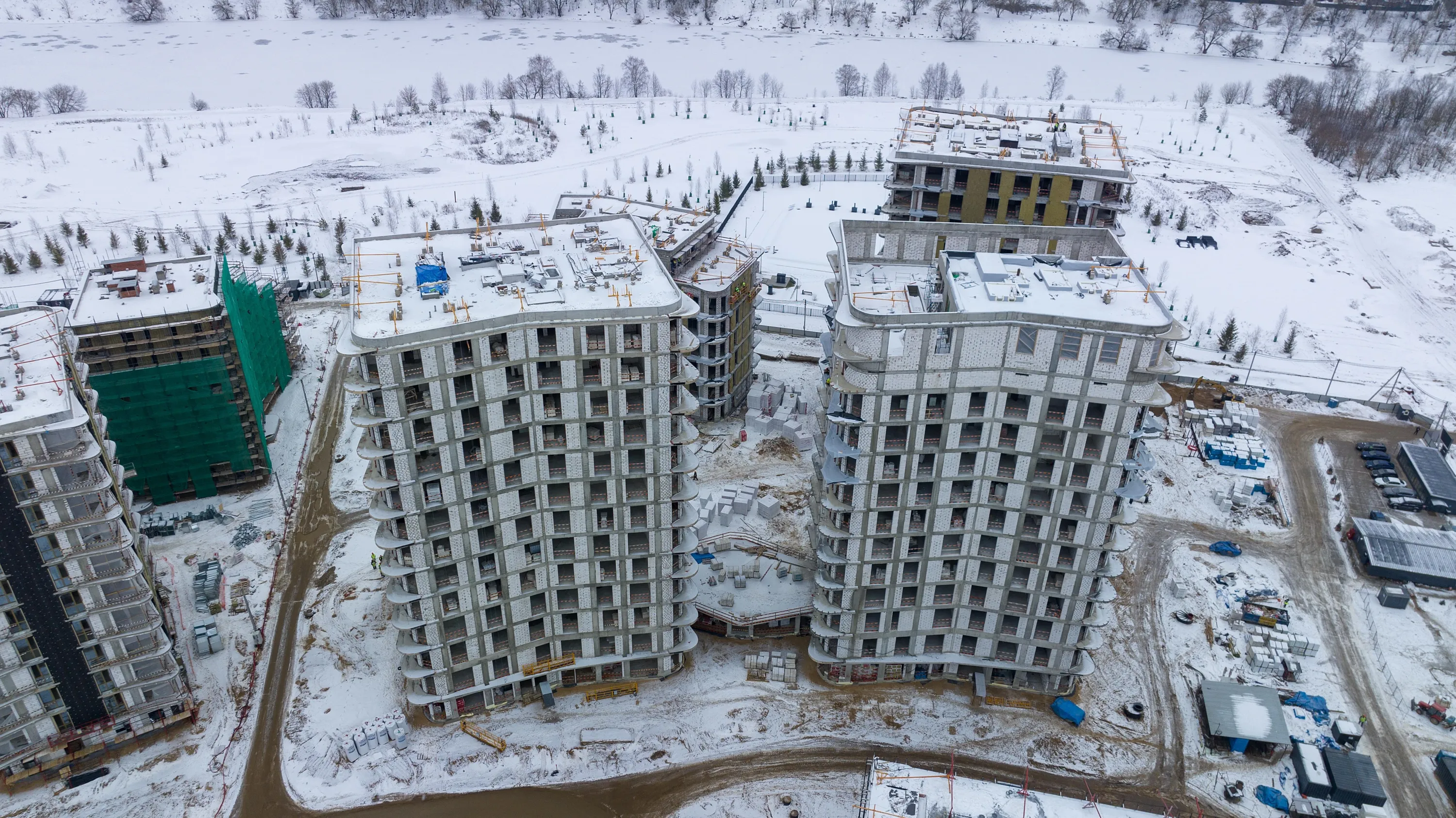 СберСити - квартал В21 ход строительства