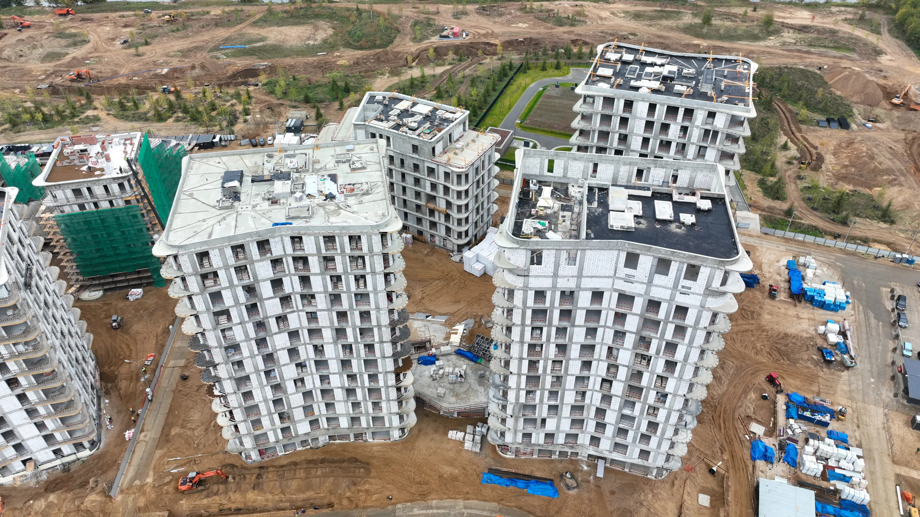 СберСити - квартал В21 ход строительства