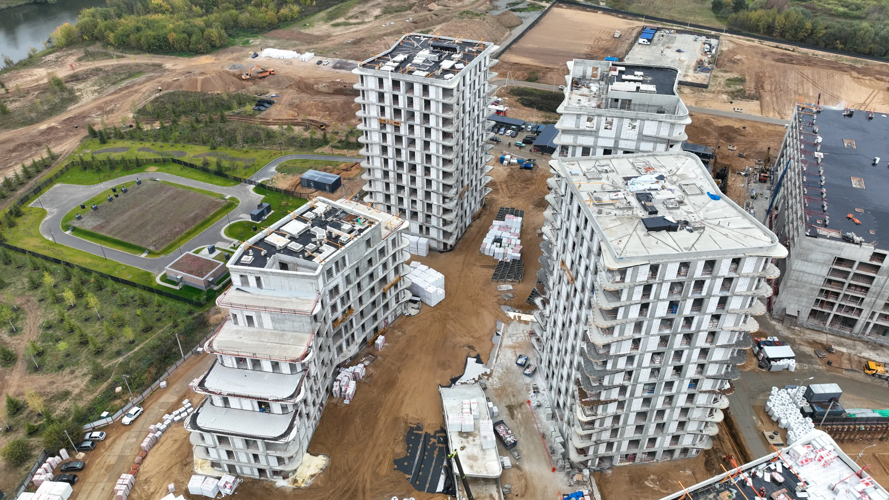 СберСити - квартал В21 ход строительства