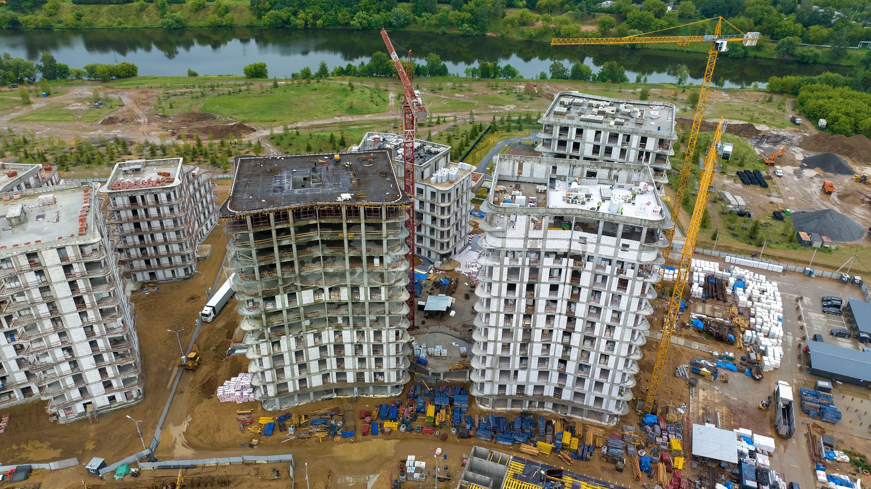 СберСити - квартал В21 ход строительства
