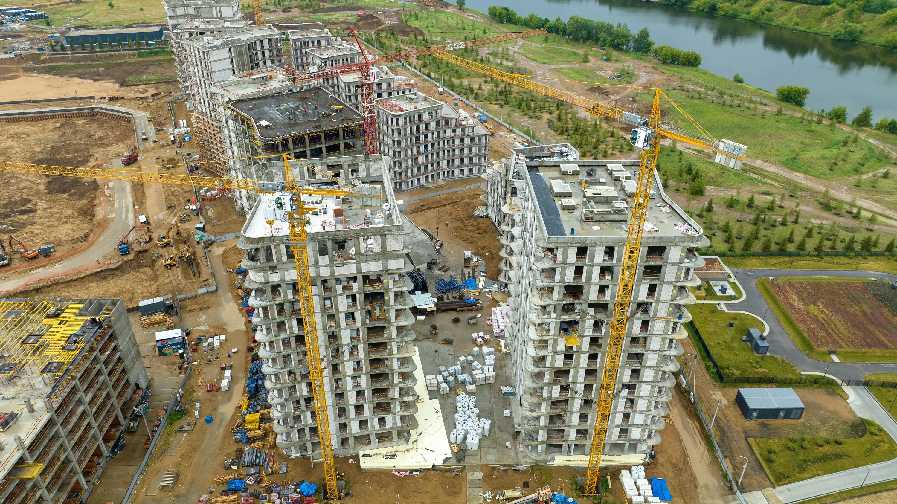 СберСити - квартал В21 ход строительства