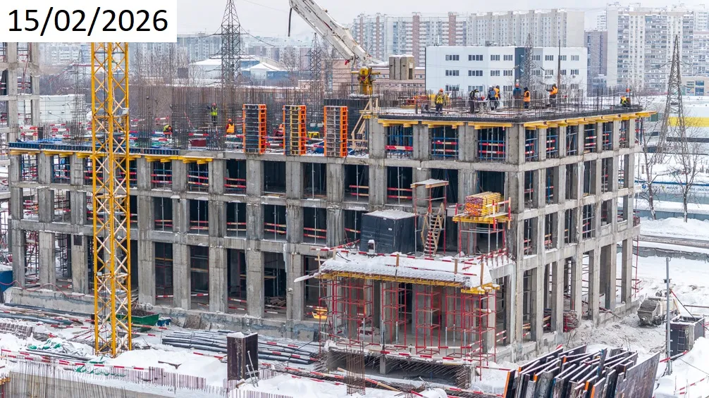 ЖК СТРАНА.ЗАРЕЧНАЯ ход строительства