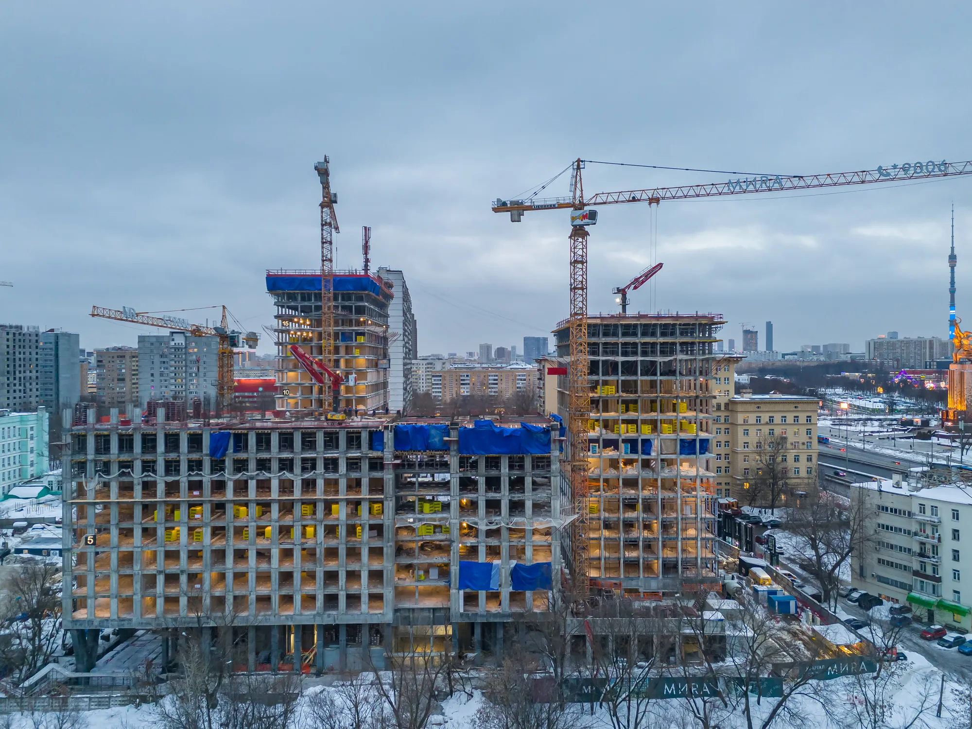 ЖК МИRA ход строительства