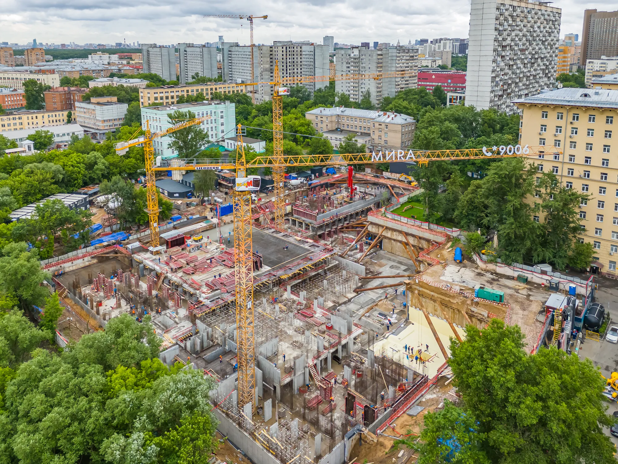 ЖК МИRA ход строительства