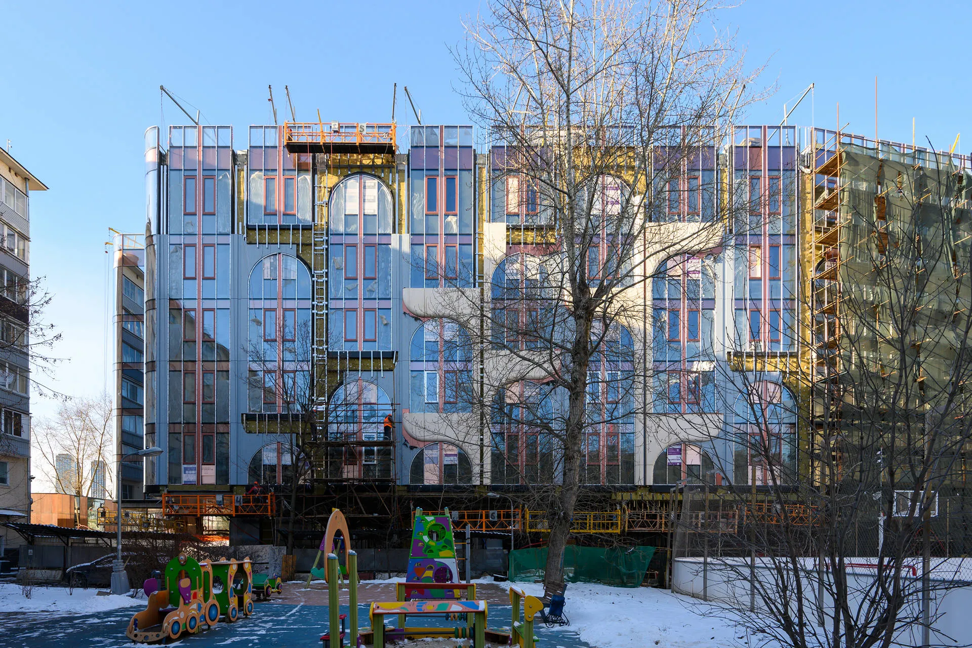 ЖК Саввинская 27 ход строительства