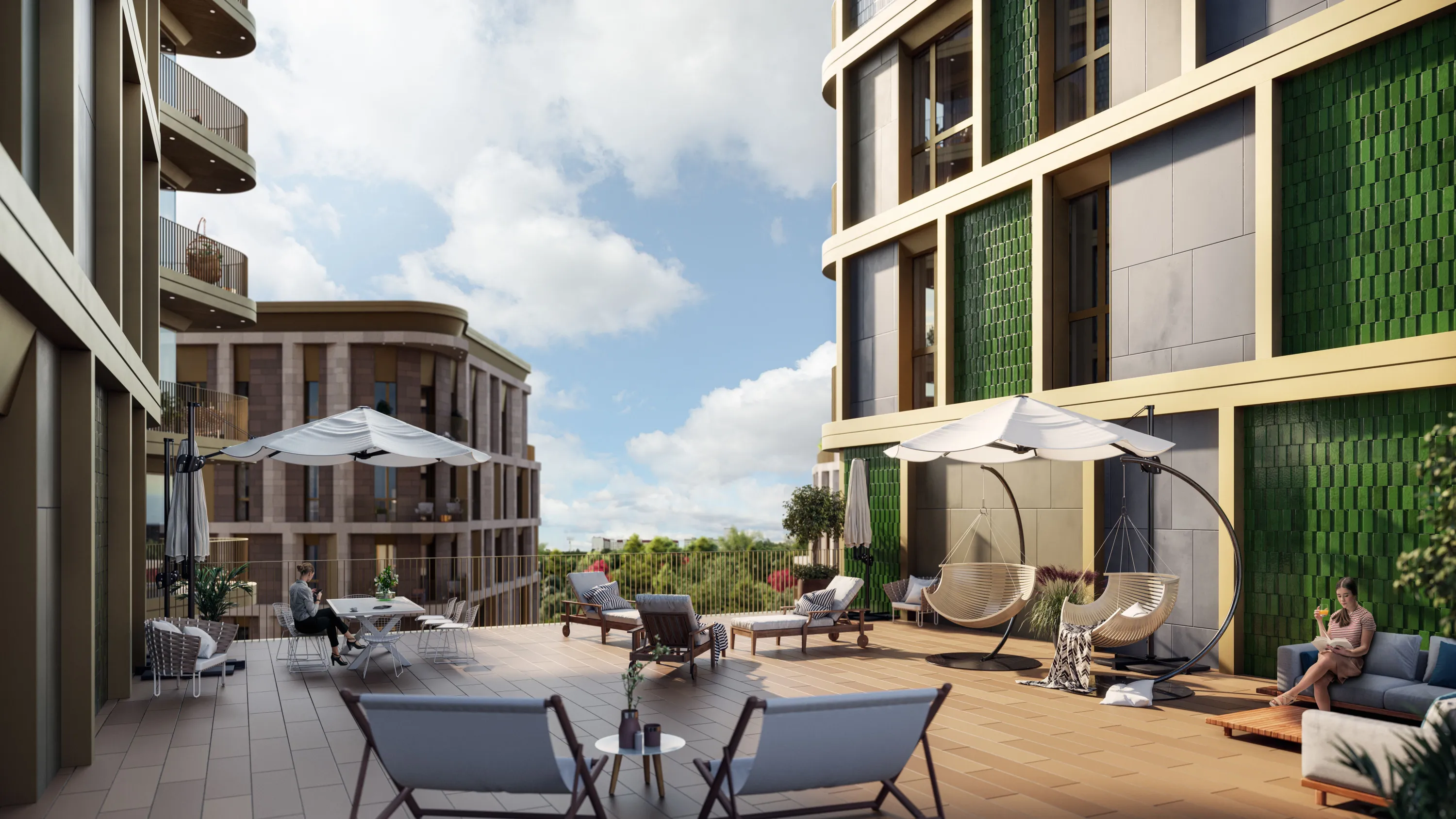 Планировка 2-комнатной квартиры 83.95 м² в ЖК СберСити - квартал В20, г. Москва — фото 3