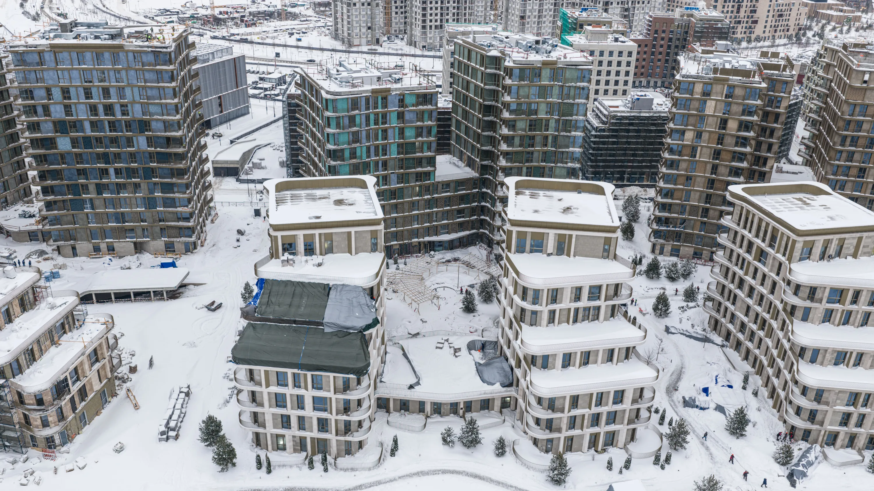 СберСити - квартал В20 ход строительства