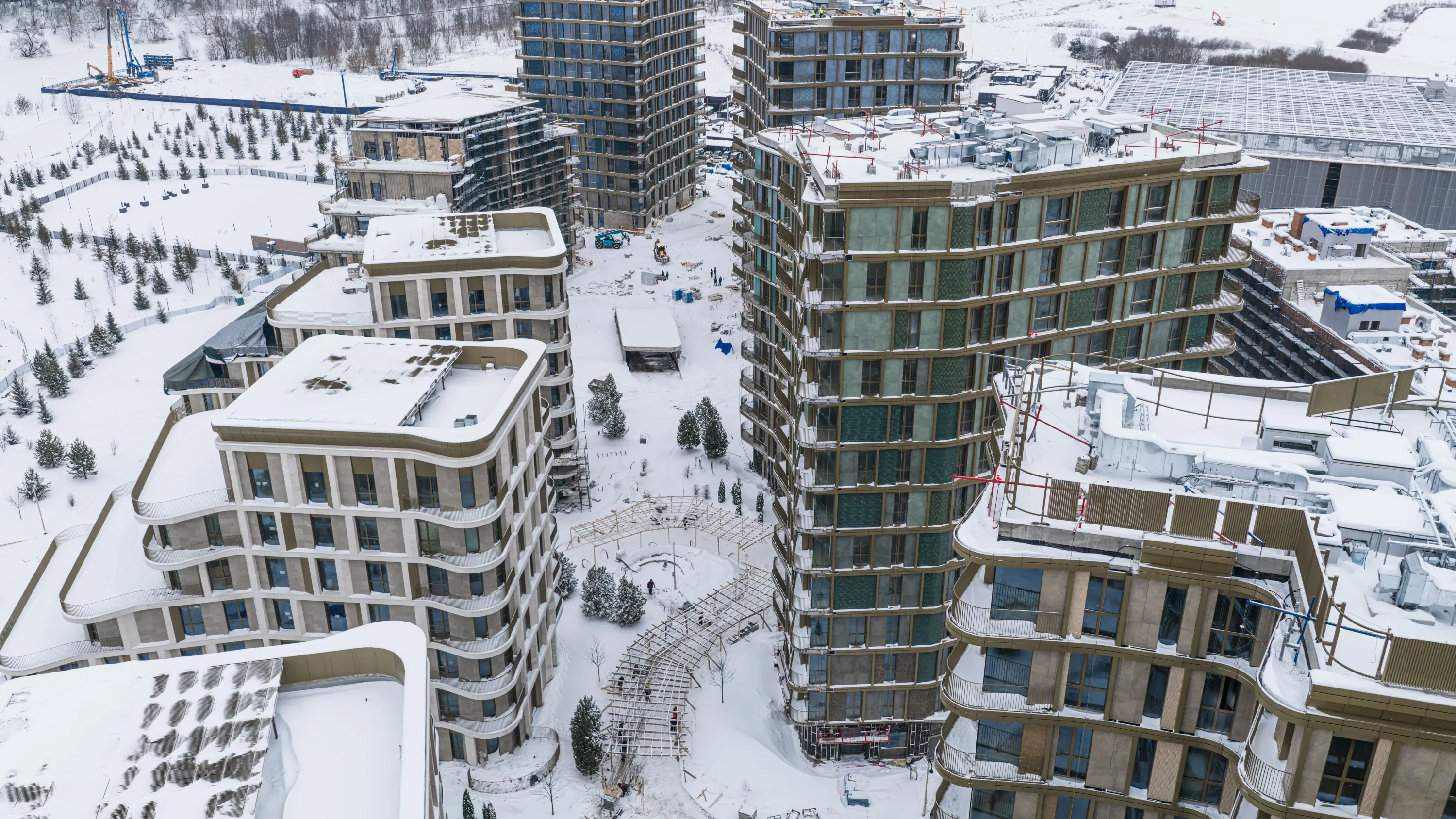 СберСити - квартал В20 ход строительства