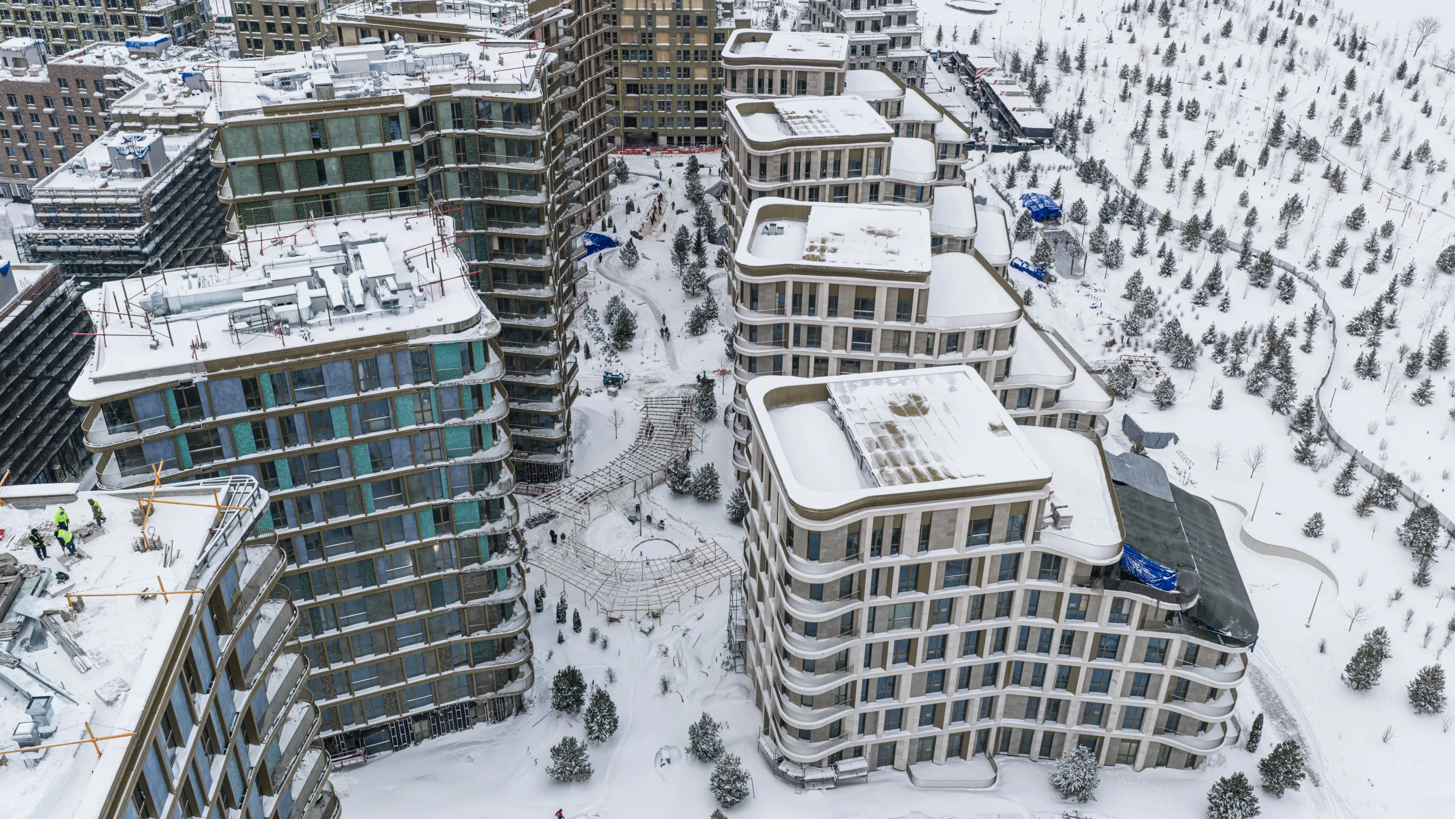 СберСити - квартал В20 ход строительства