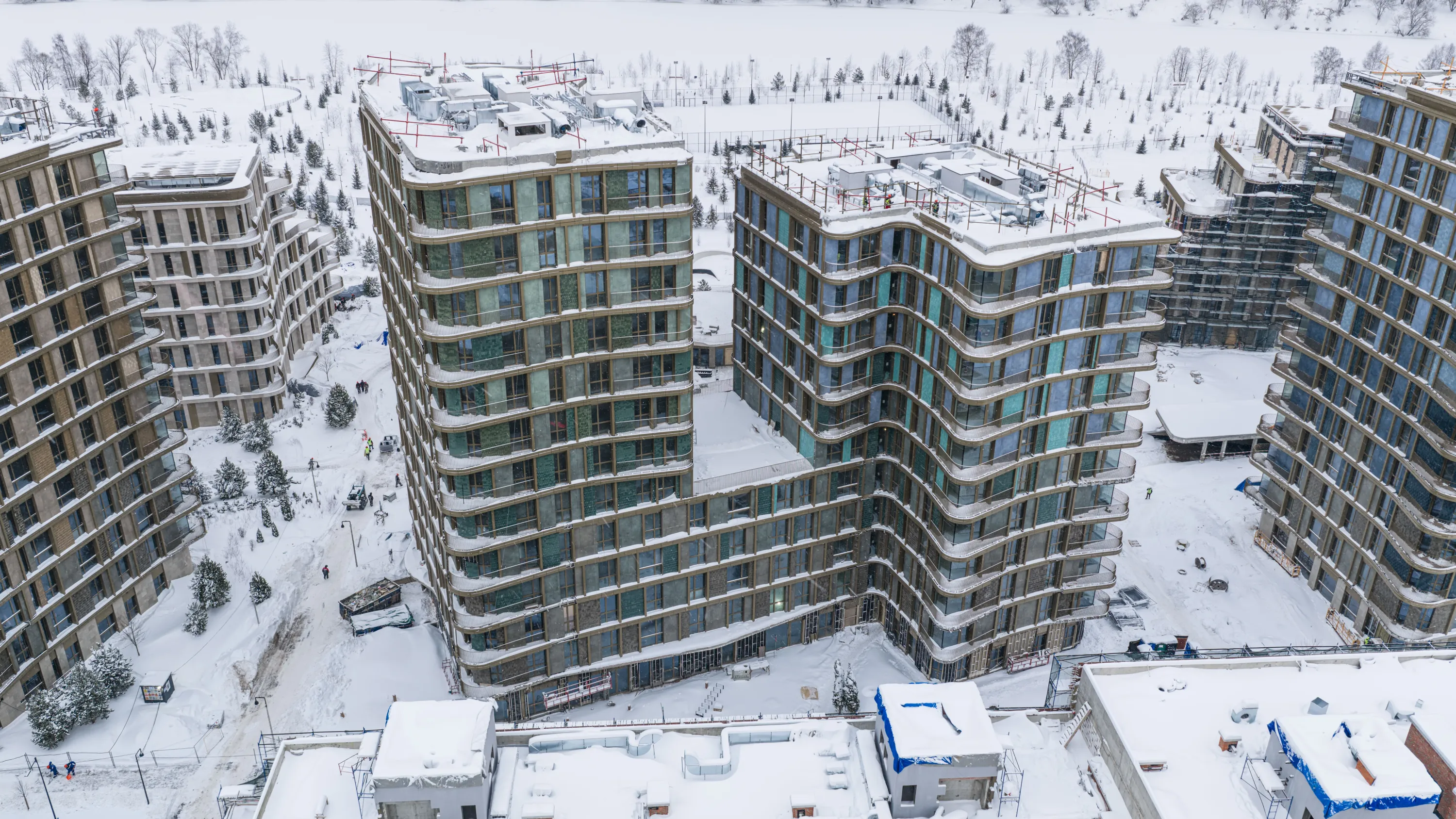 СберСити - квартал В20 ход строительства