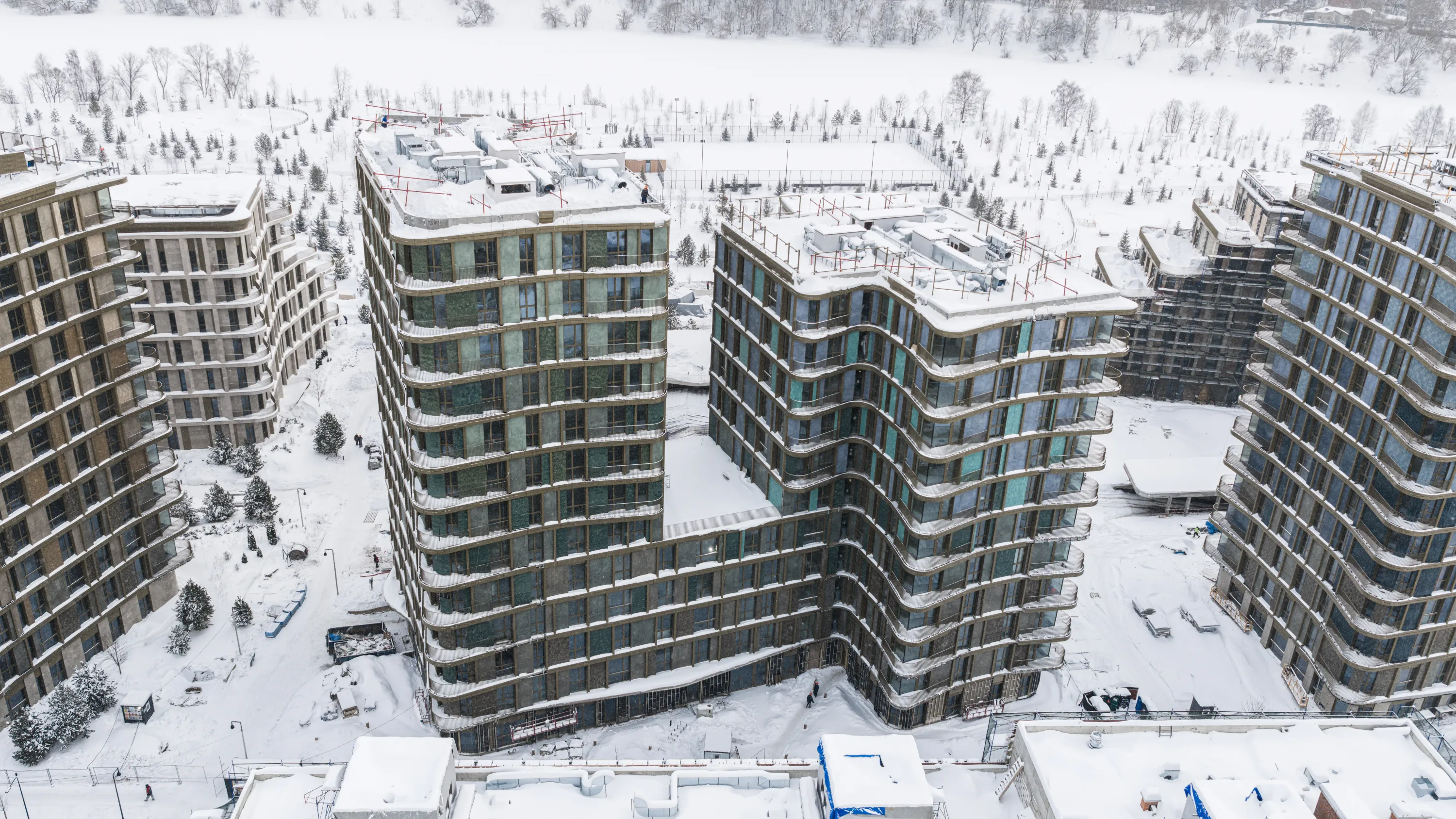 СберСити - квартал В20 ход строительства