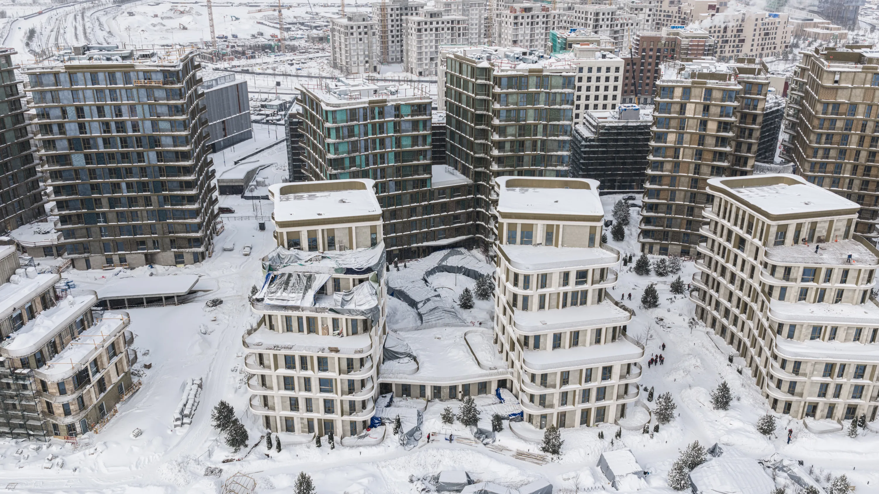 СберСити - квартал В20 ход строительства