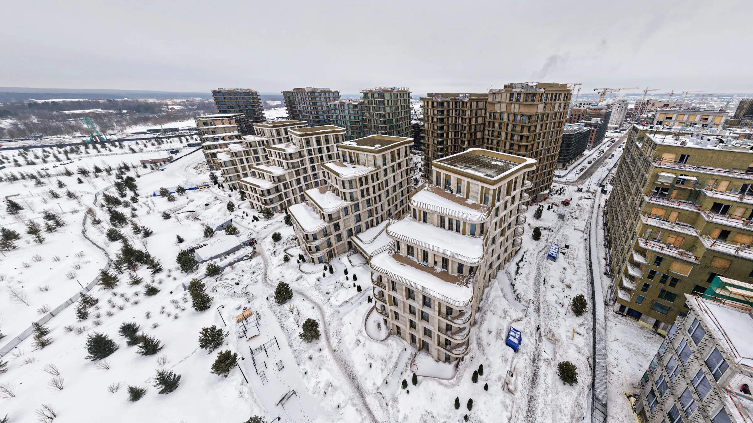 СберСити - квартал В20 ход строительства