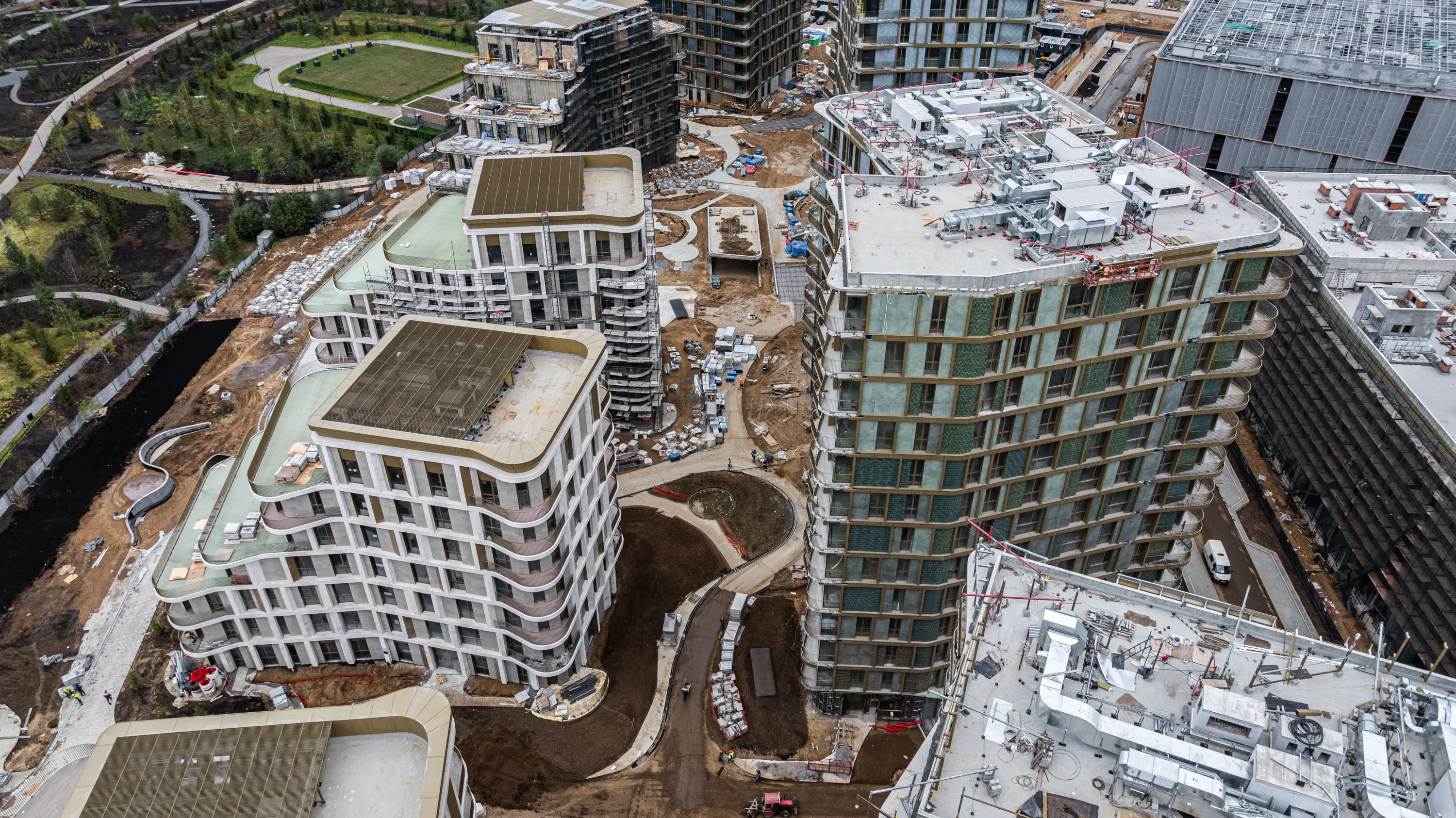 СберСити - квартал В20 ход строительства