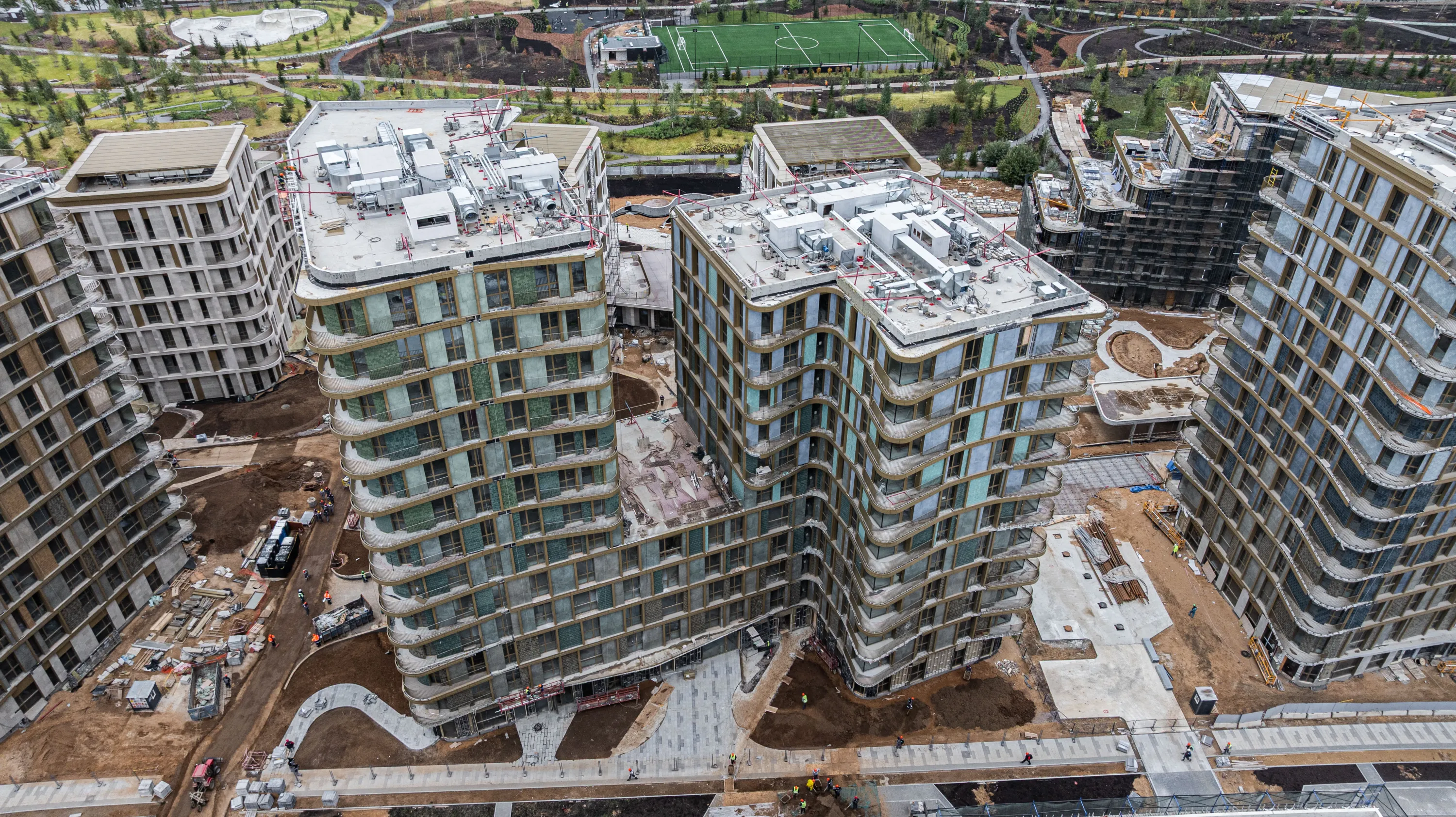 СберСити - квартал В20 ход строительства