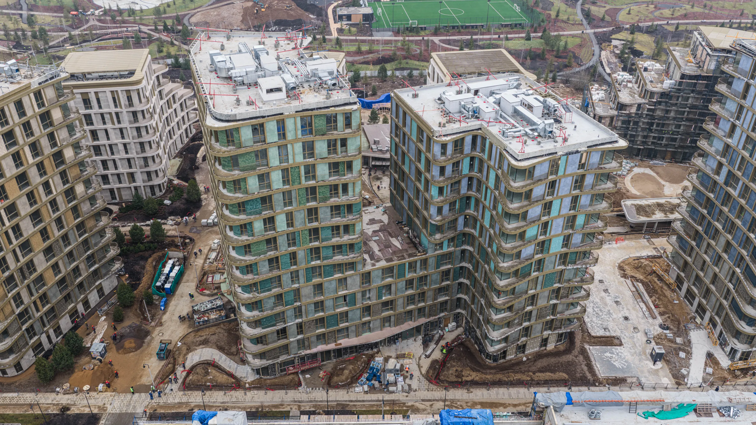 СберСити - квартал В20 ход строительства