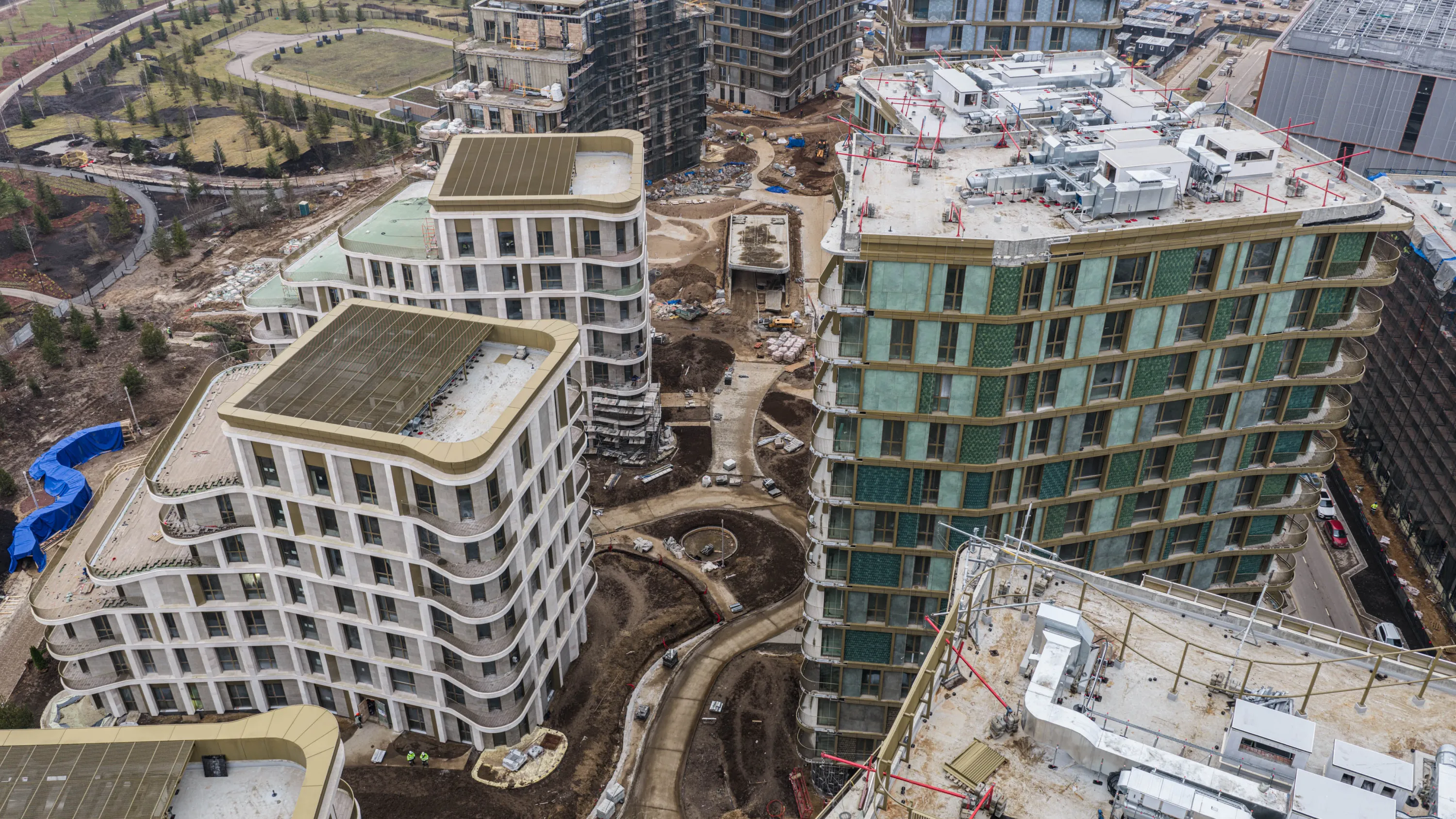 СберСити - квартал В20 ход строительства