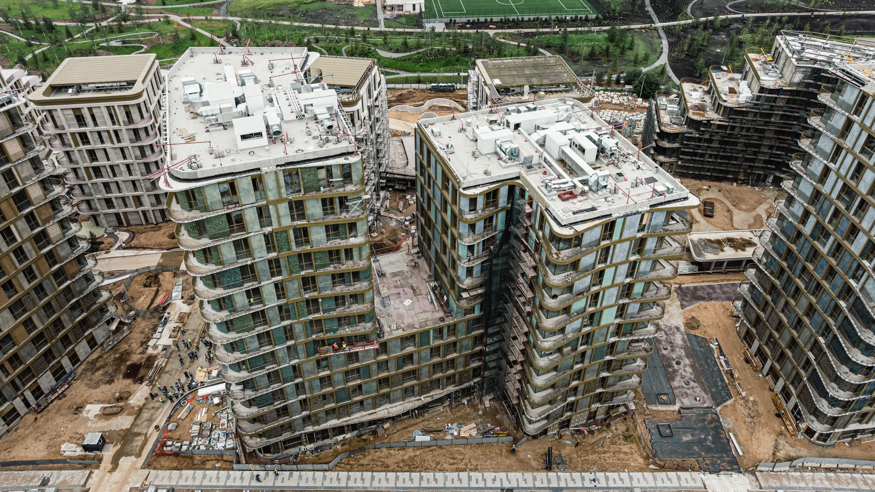 СберСити - квартал В20 ход строительства
