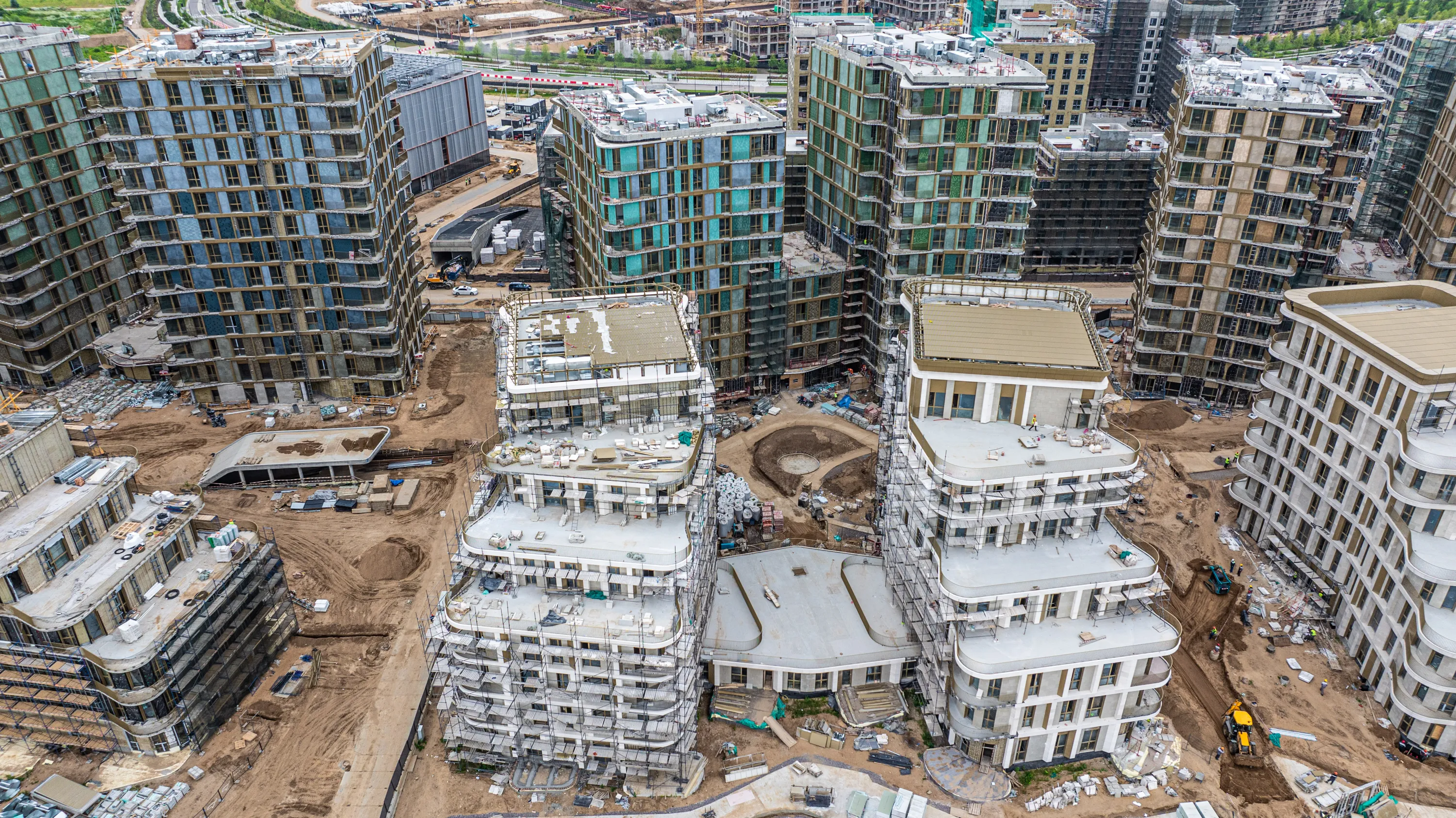 СберСити - квартал В20 ход строительства