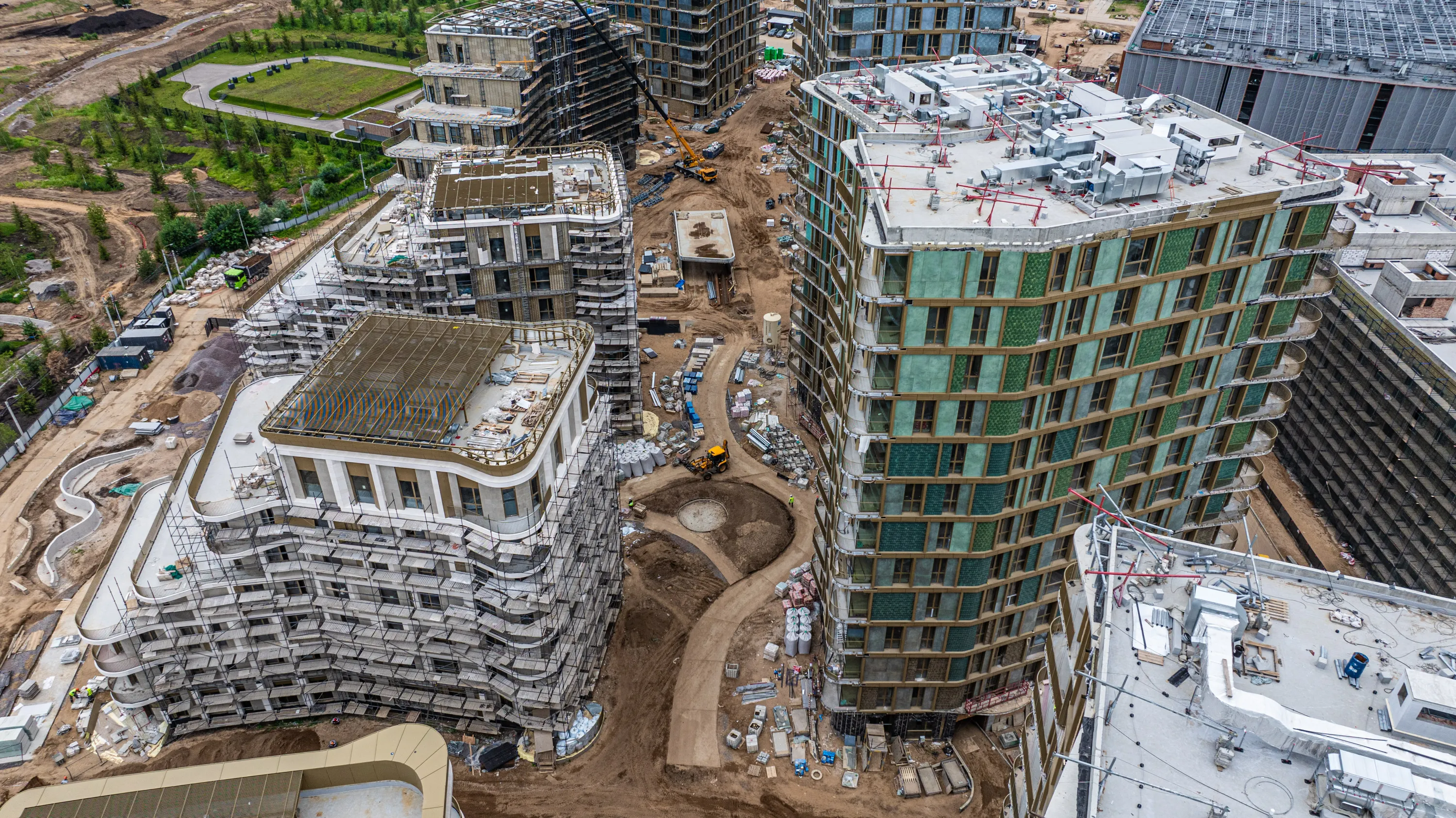 СберСити - квартал В20 ход строительства