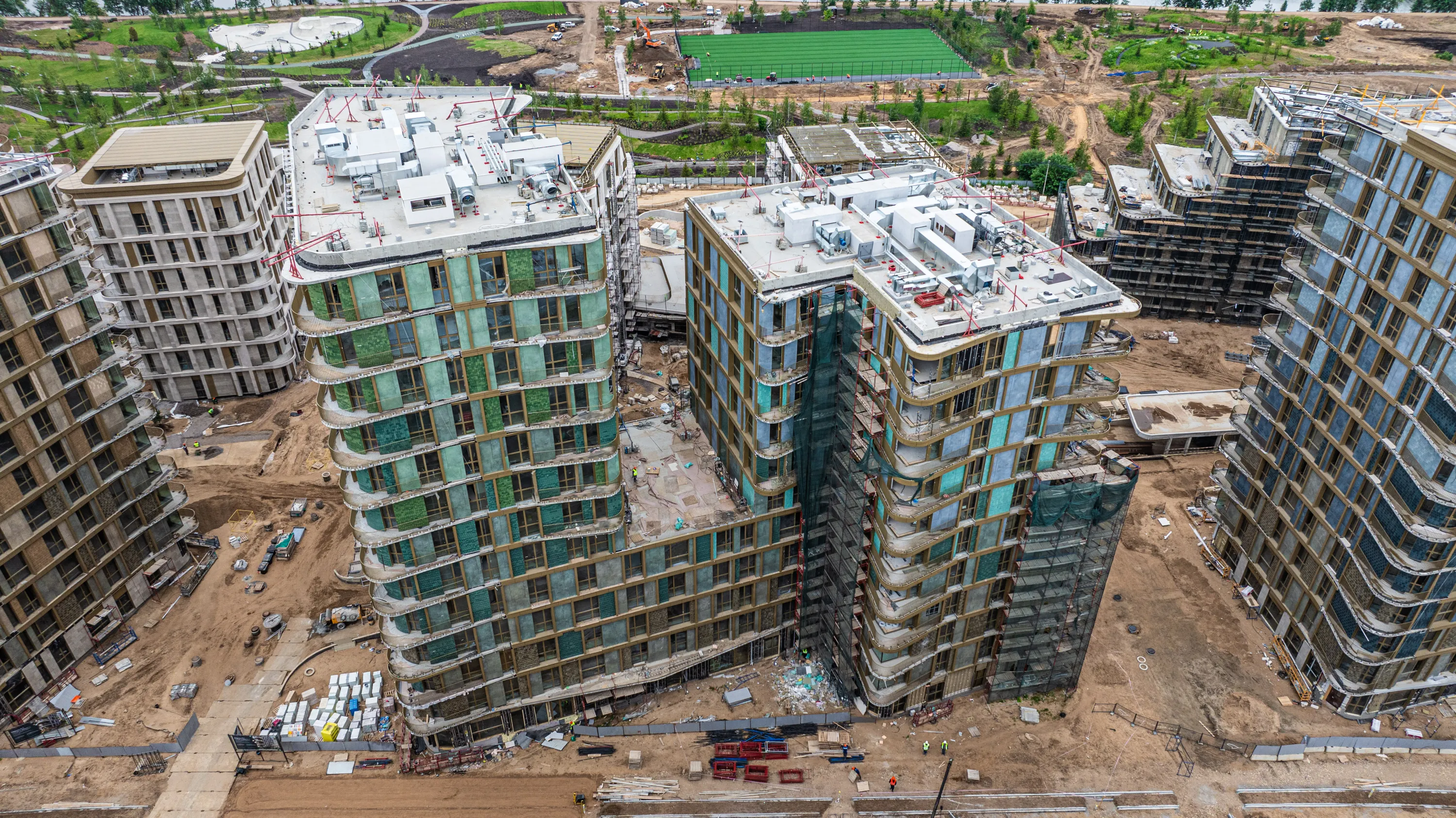 СберСити - квартал В20 ход строительства