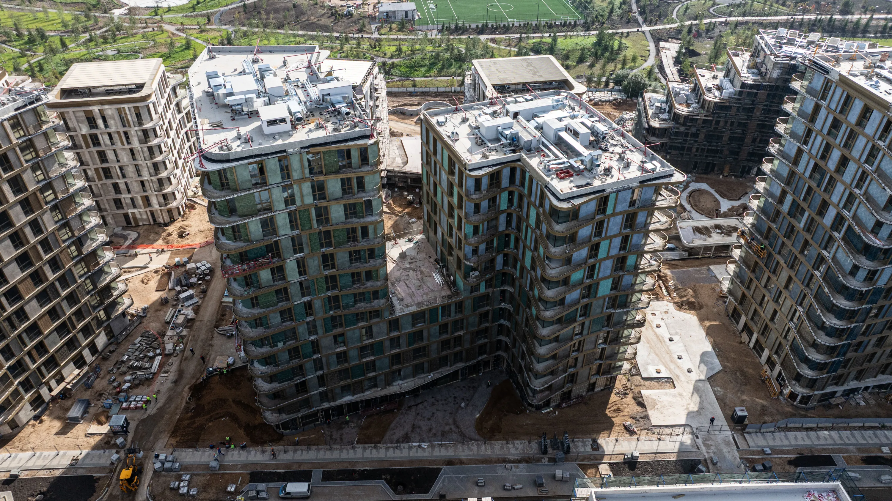 СберСити - квартал В20 ход строительства