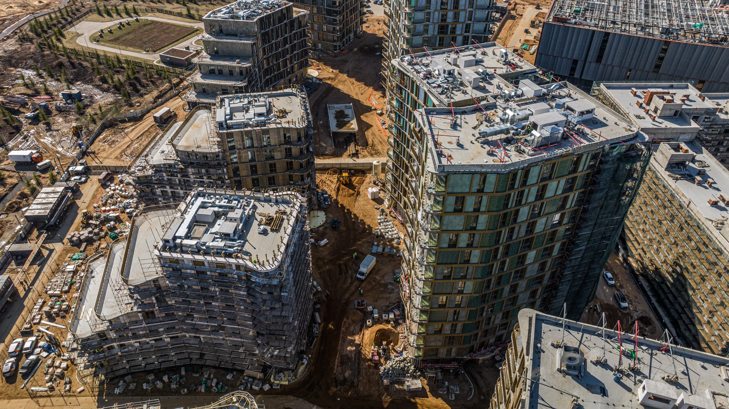 СберСити - квартал В20 ход строительства