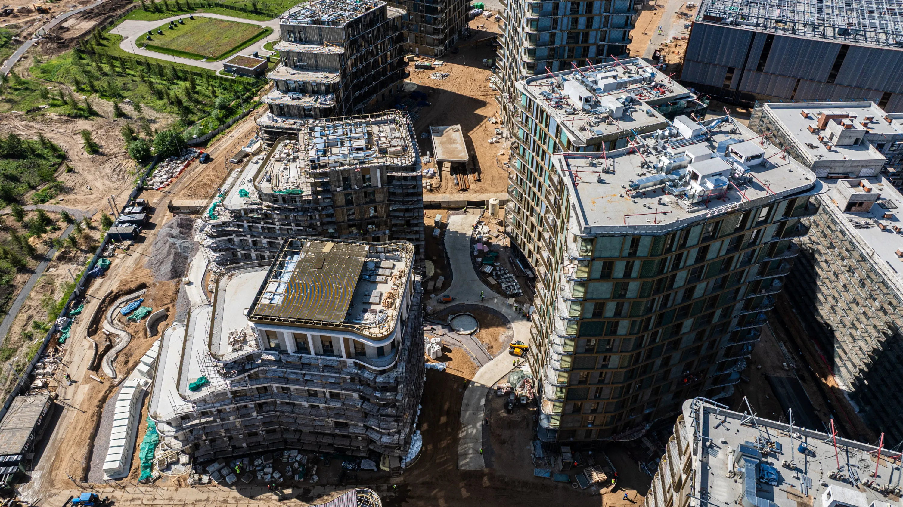 СберСити - квартал В20 ход строительства