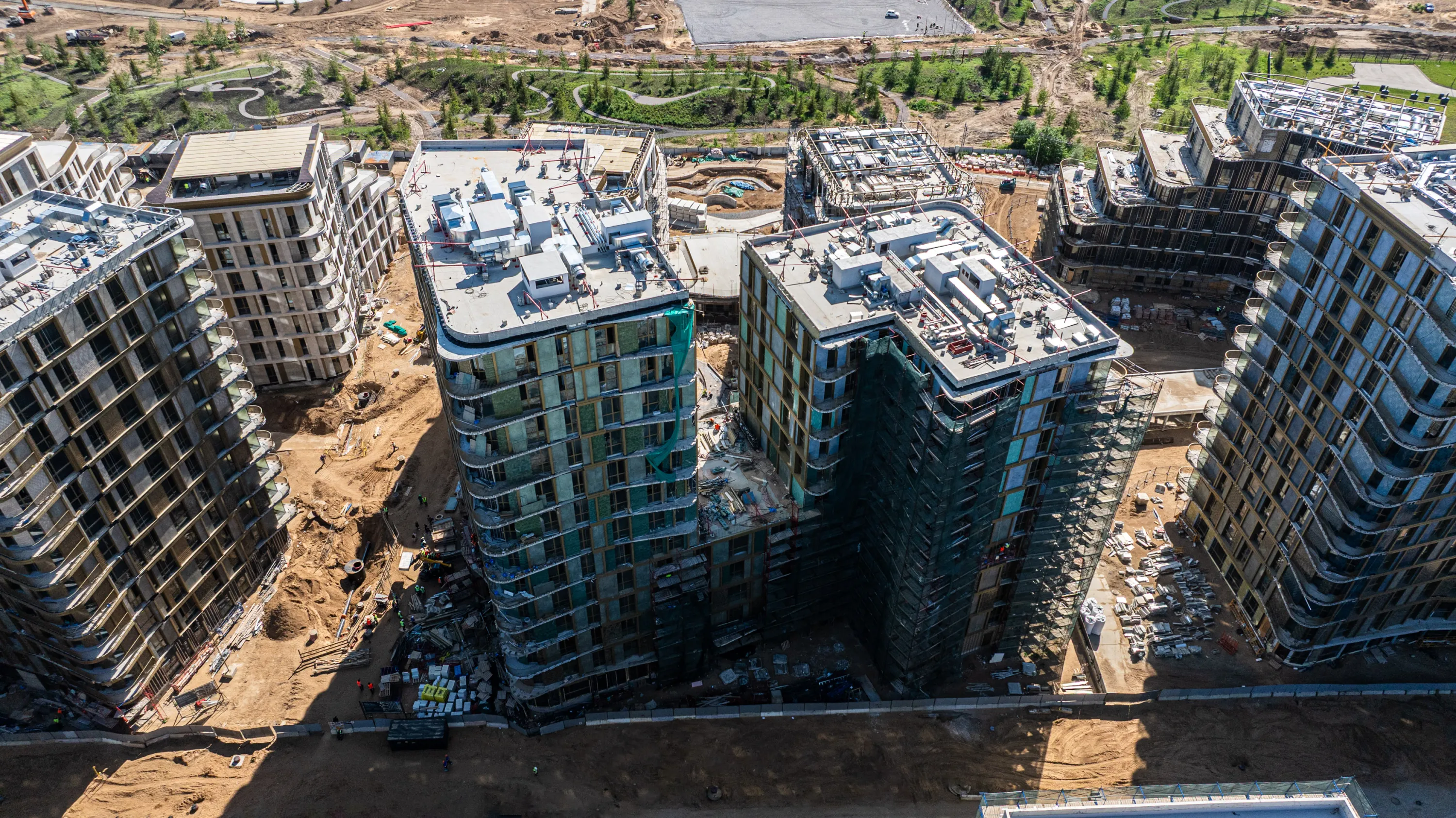 СберСити - квартал В20 ход строительства