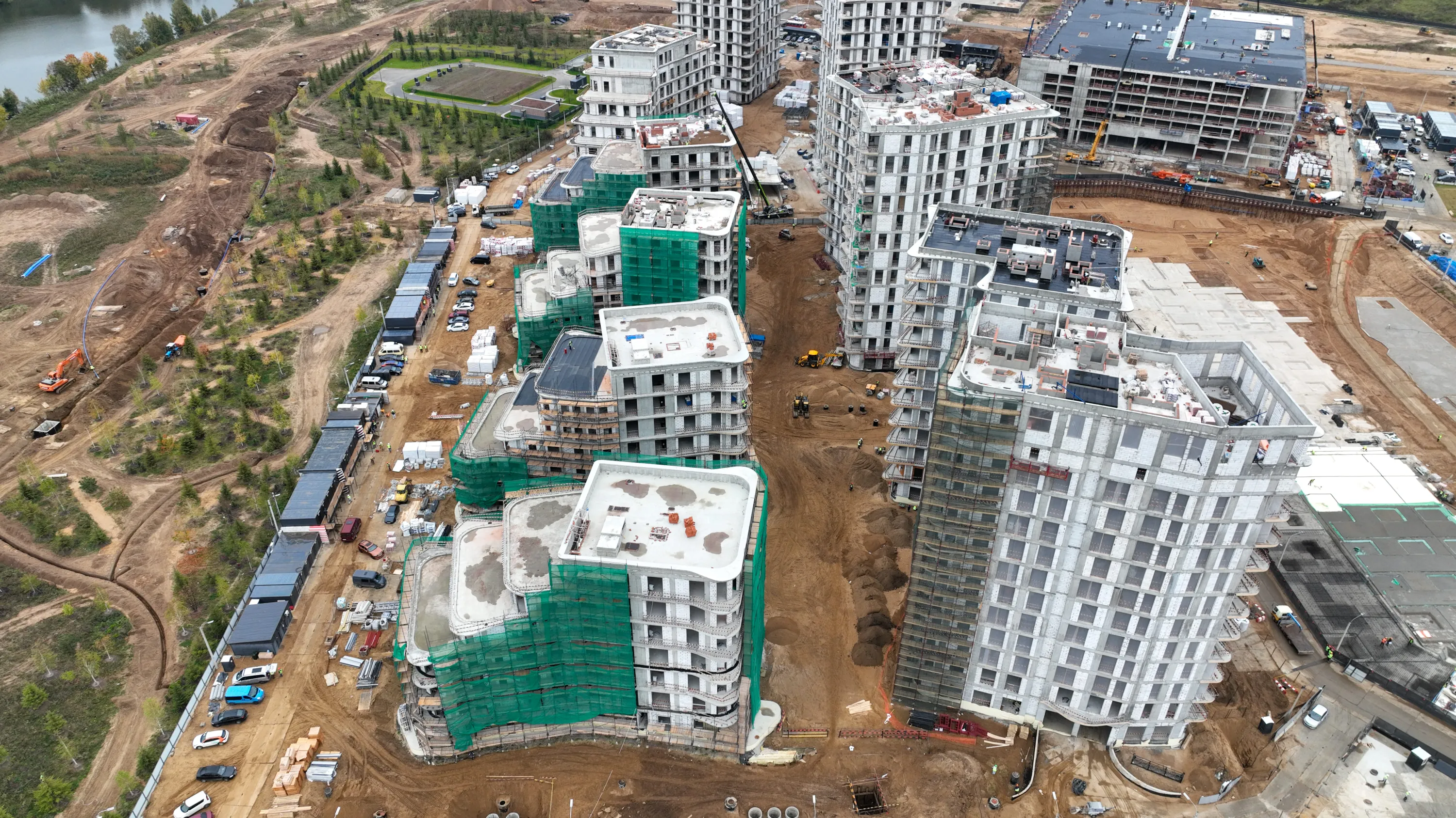 СберСити - квартал В20 ход строительства