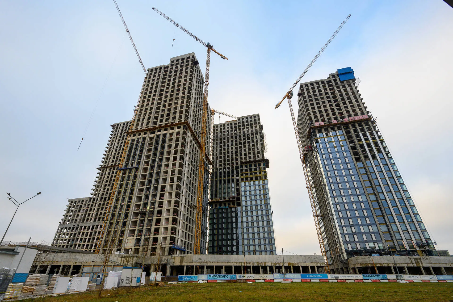 квартал «МИРАПОЛИС» ход строительства
