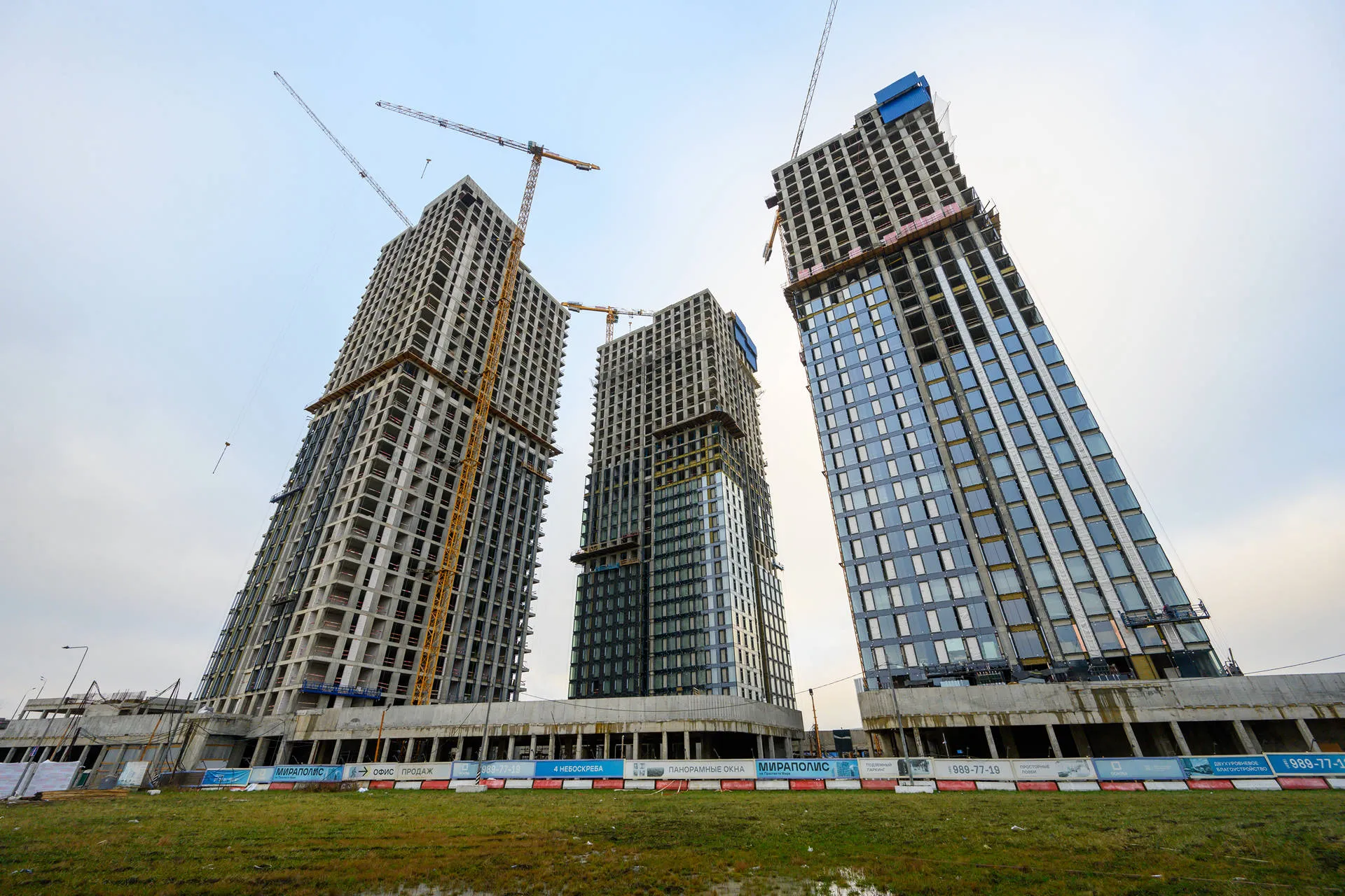 квартал «МИРАПОЛИС» ход строительства