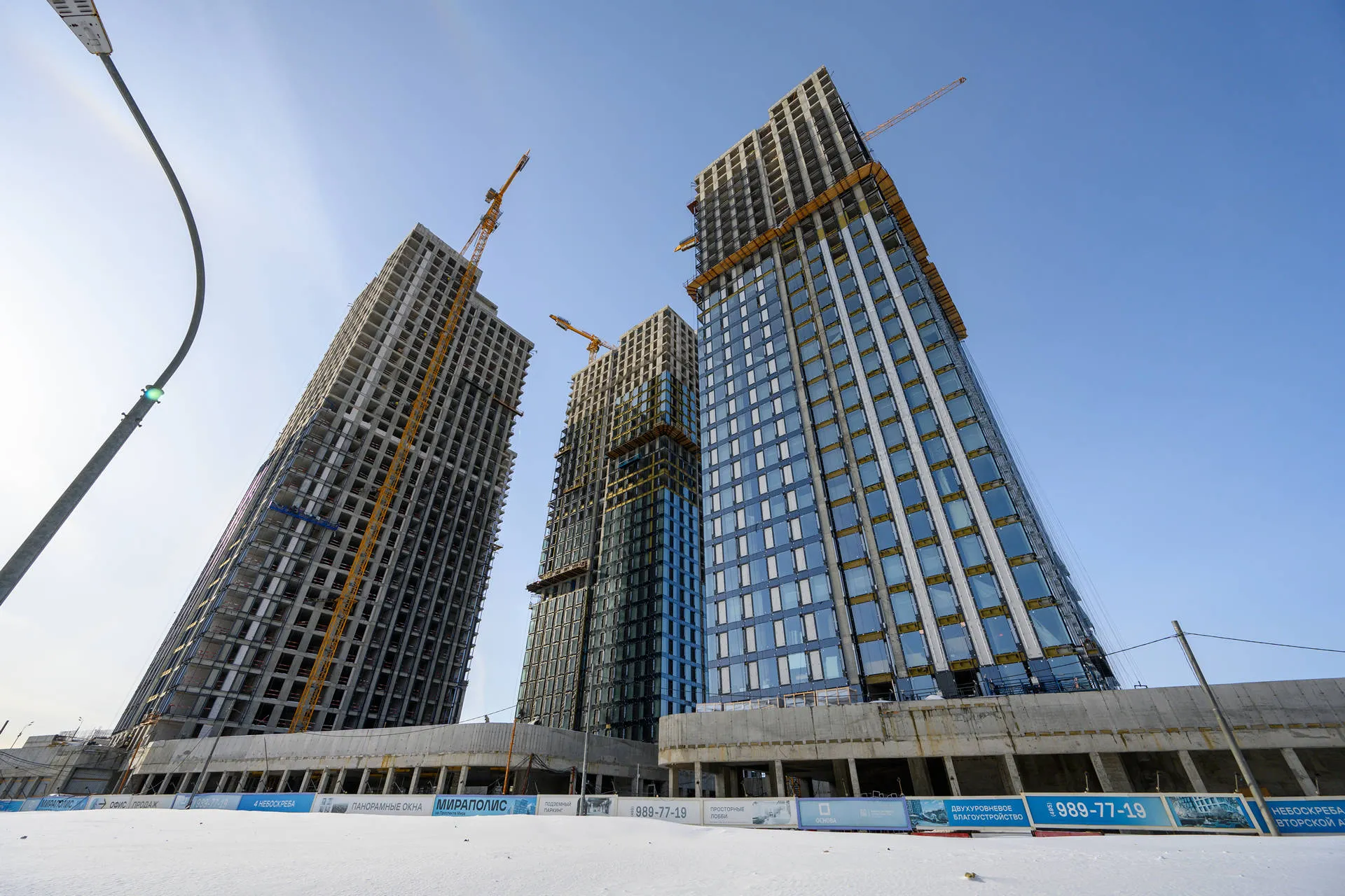 квартал «МИРАПОЛИС» ход строительства
