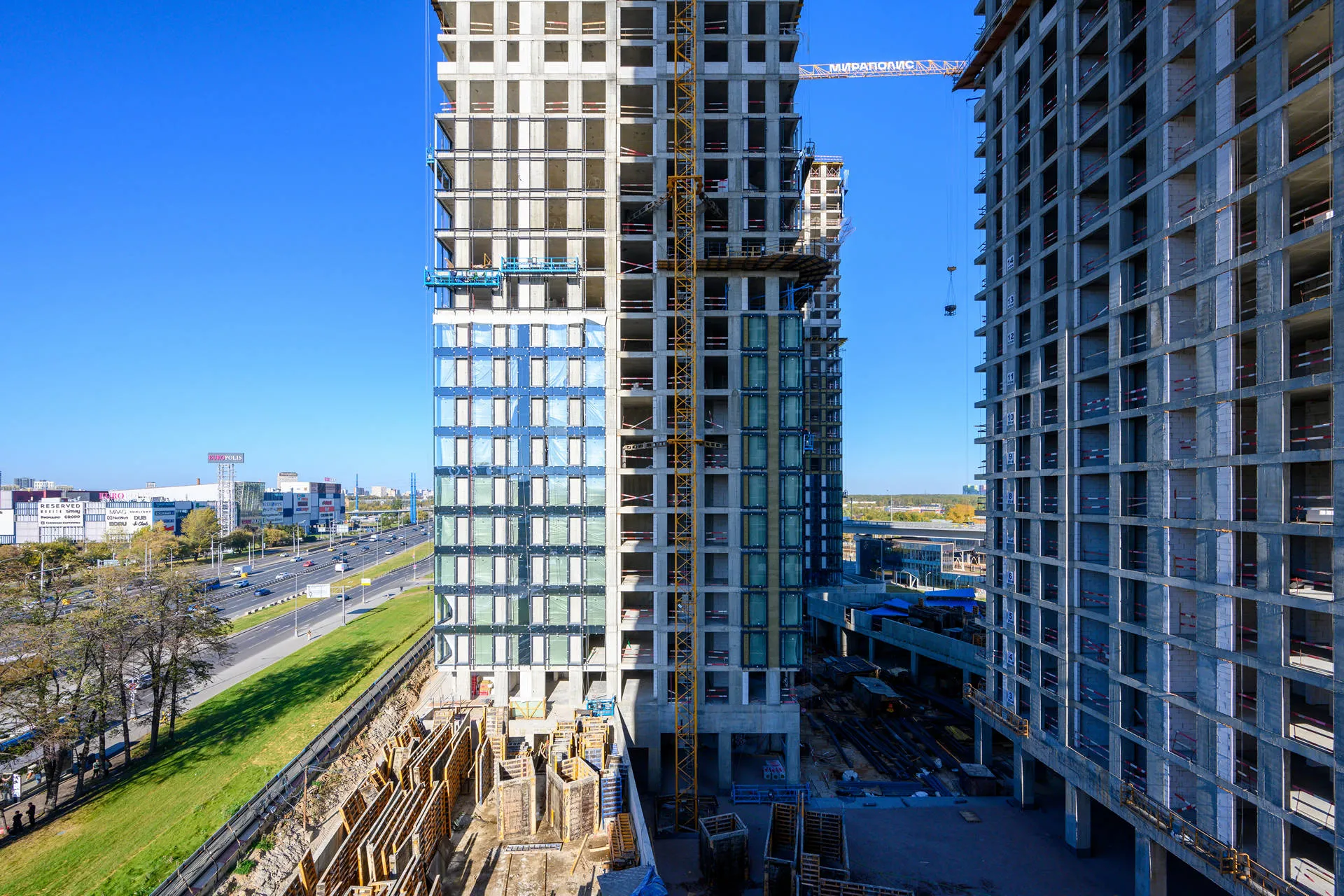 квартал «МИРАПОЛИС» ход строительства