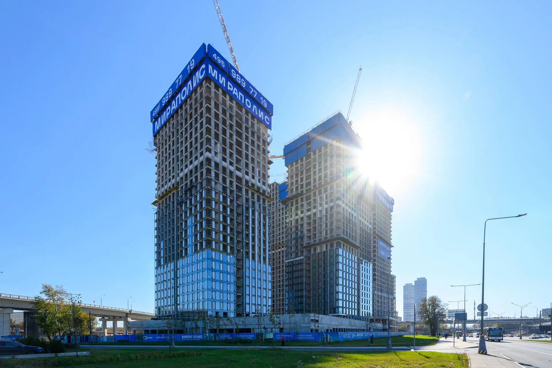 квартал «МИРАПОЛИС» ход строительства
