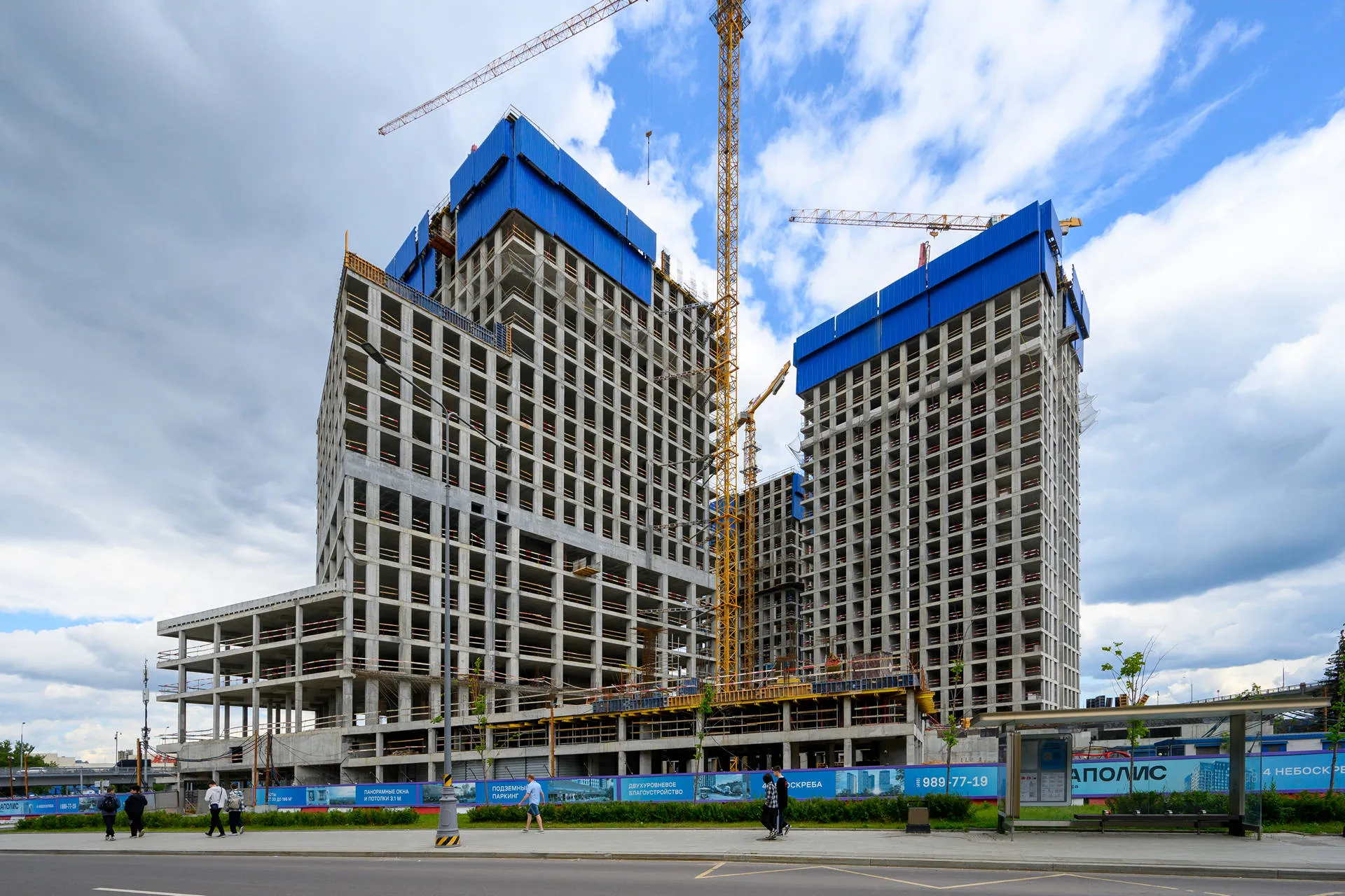 квартал «МИРАПОЛИС» ход строительства